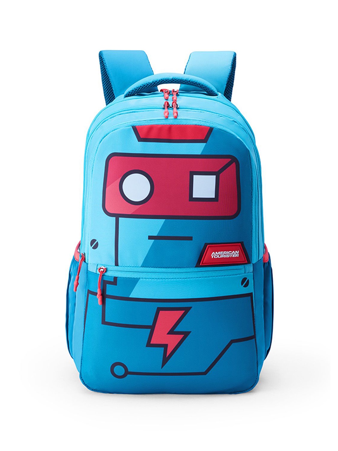 

AMERICAN TOURISTER Unisex Kids Geometric Backpack, Turquoise blue
