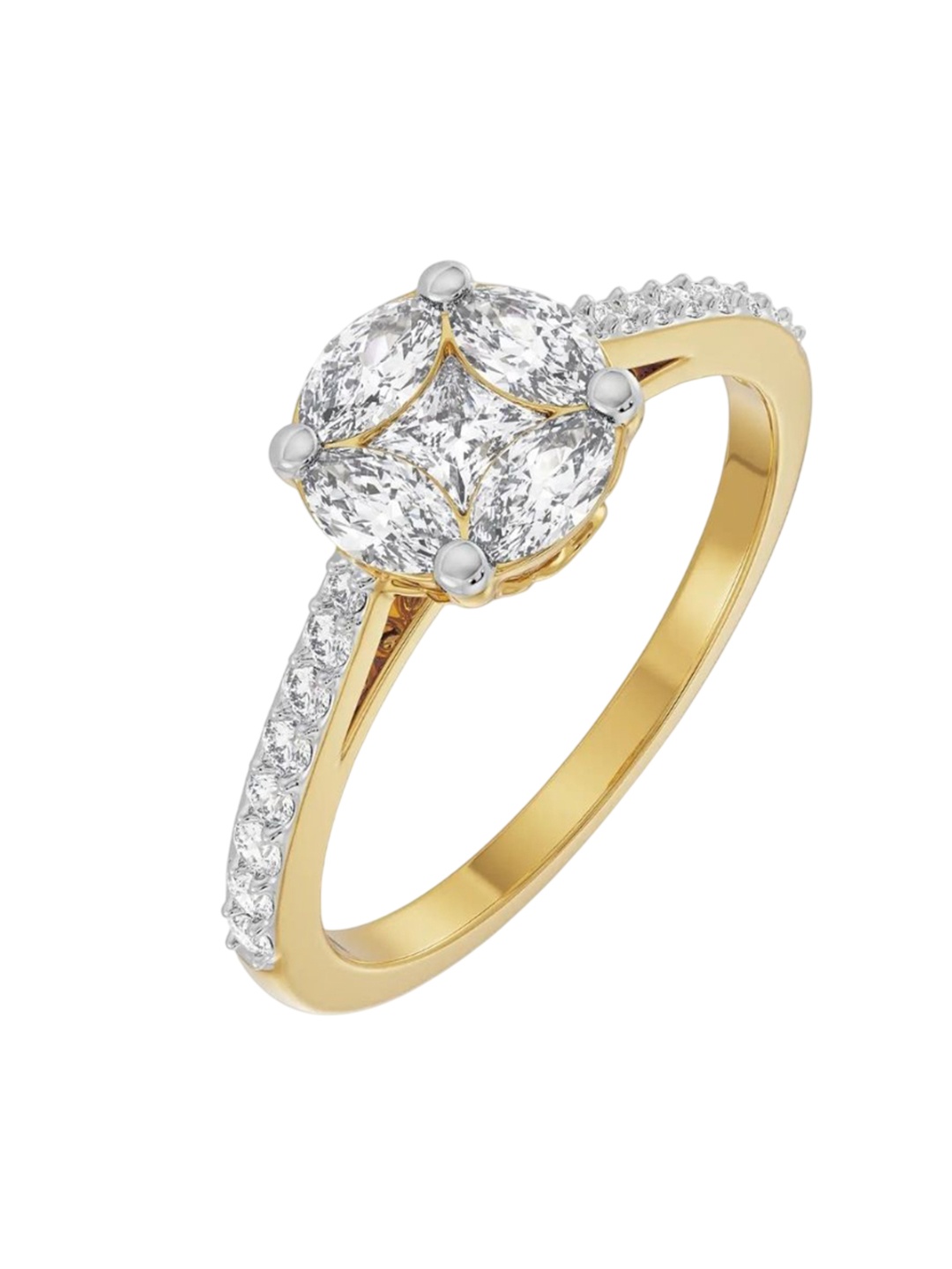 

Emori Regal Diamond Fusion Ring, Gold