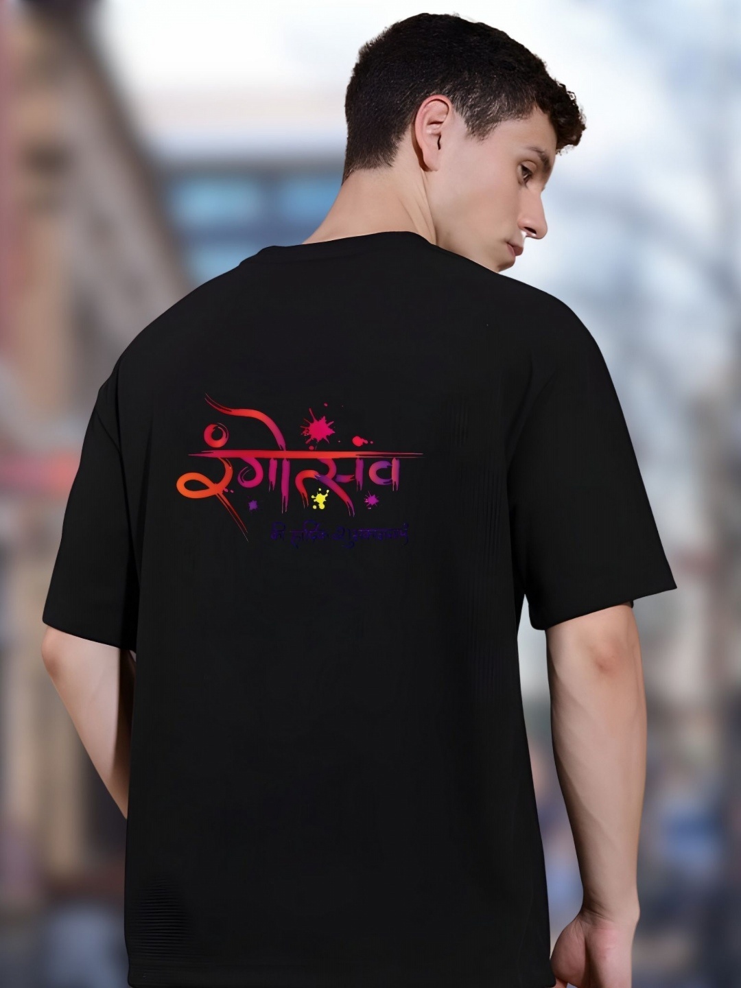 

SZN Men T-shirt, Black