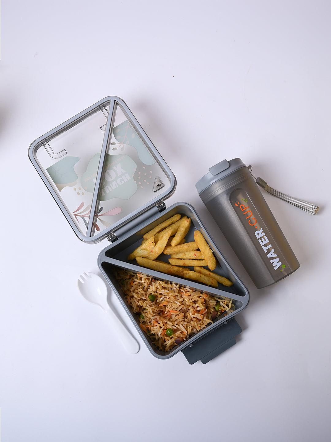 

MARKET99 Grey Lunch Box Set - Minimalist and Modern