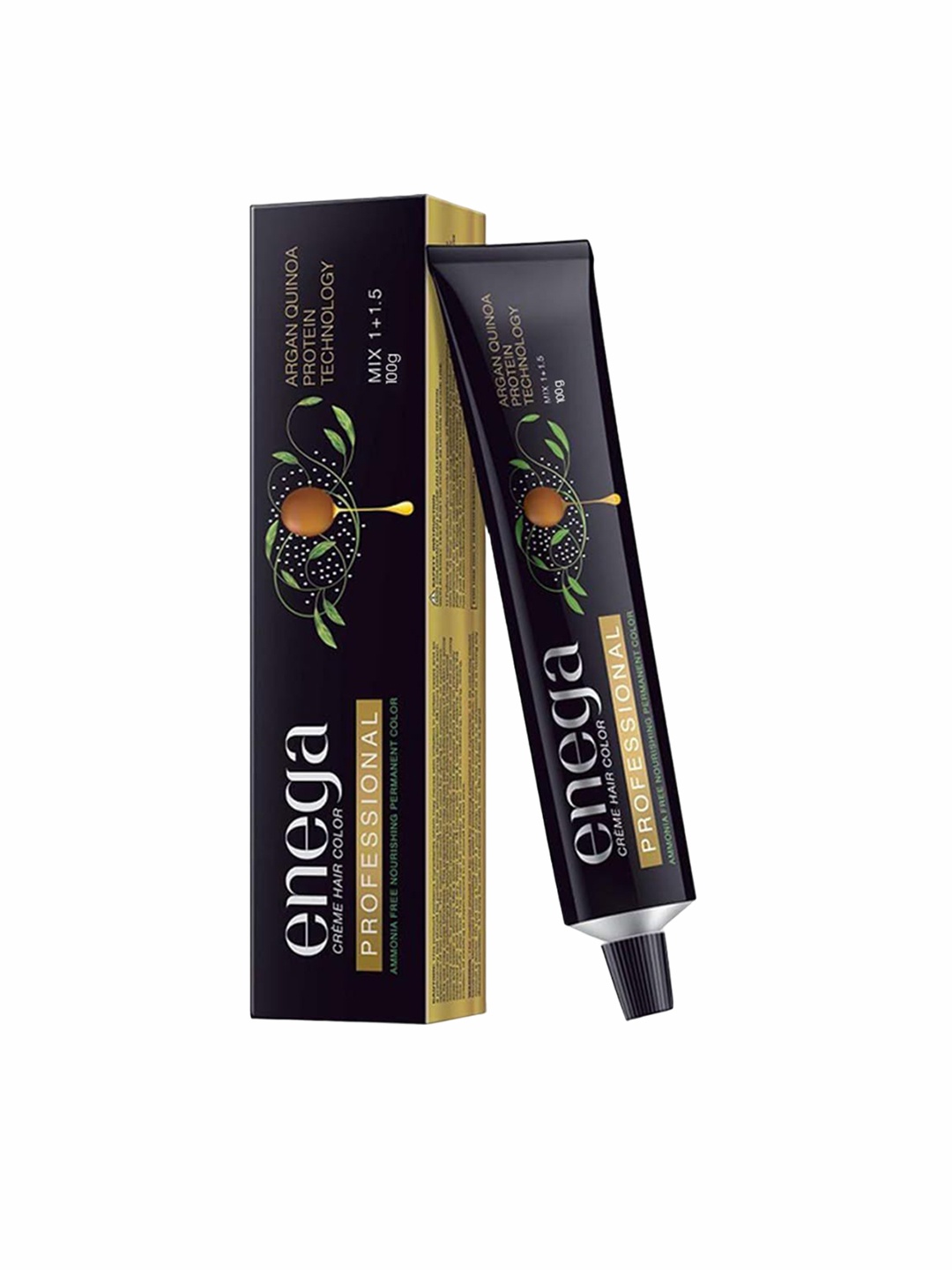 

Enega Professional Cream Hair Color- 100 g- 5.5 Light Mahogany Brown, Gold