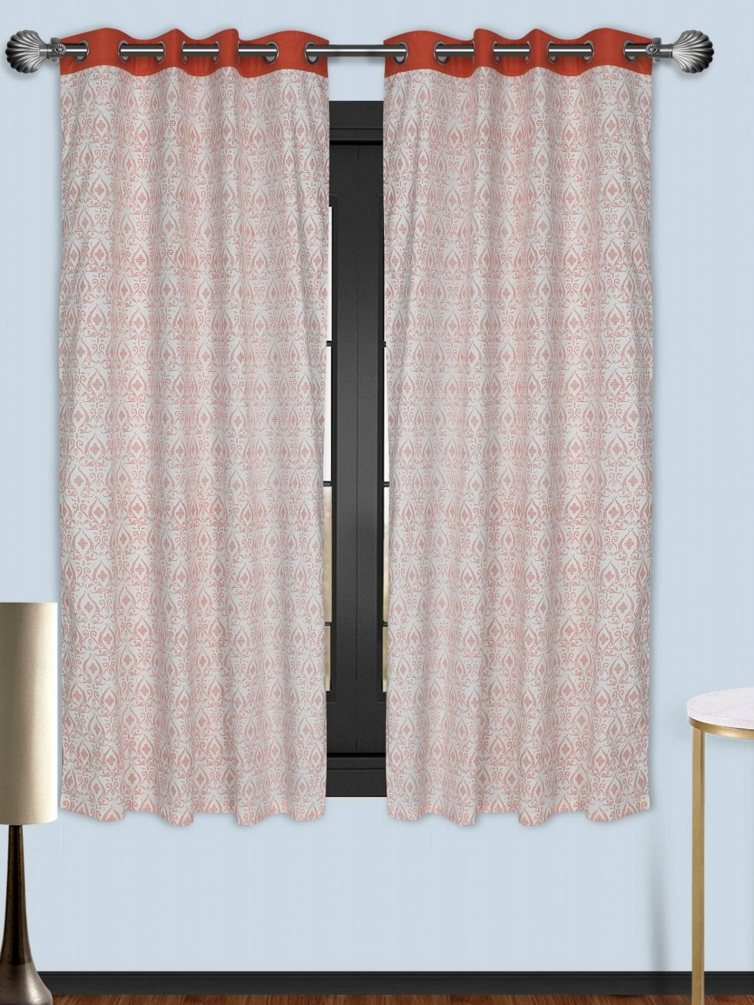 

Dekor World Multicoloured Set of 2 Door Curtain, Multi