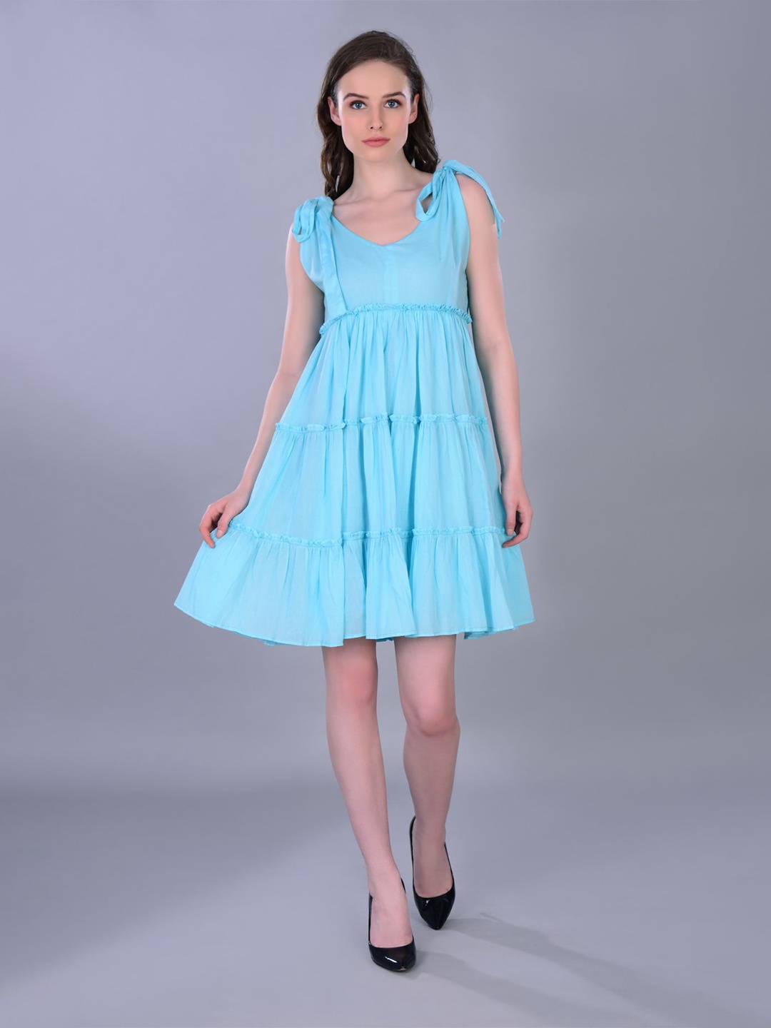 

Misverse Fit & Flare Dress, Blue
