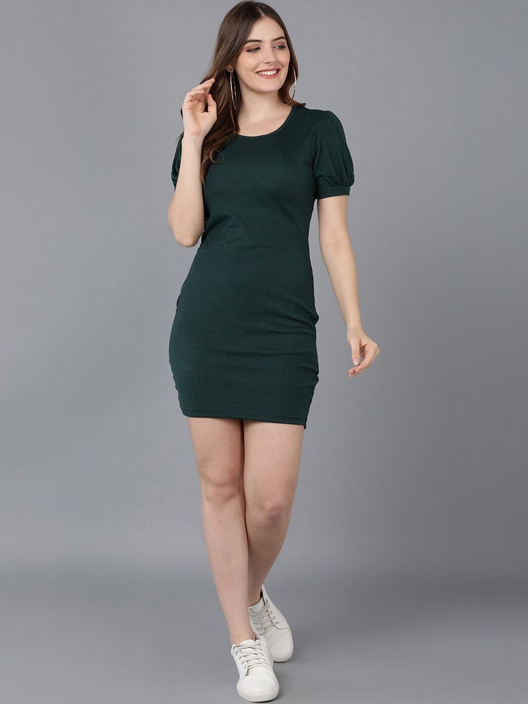 

DressBerry A-Line Dress, Green