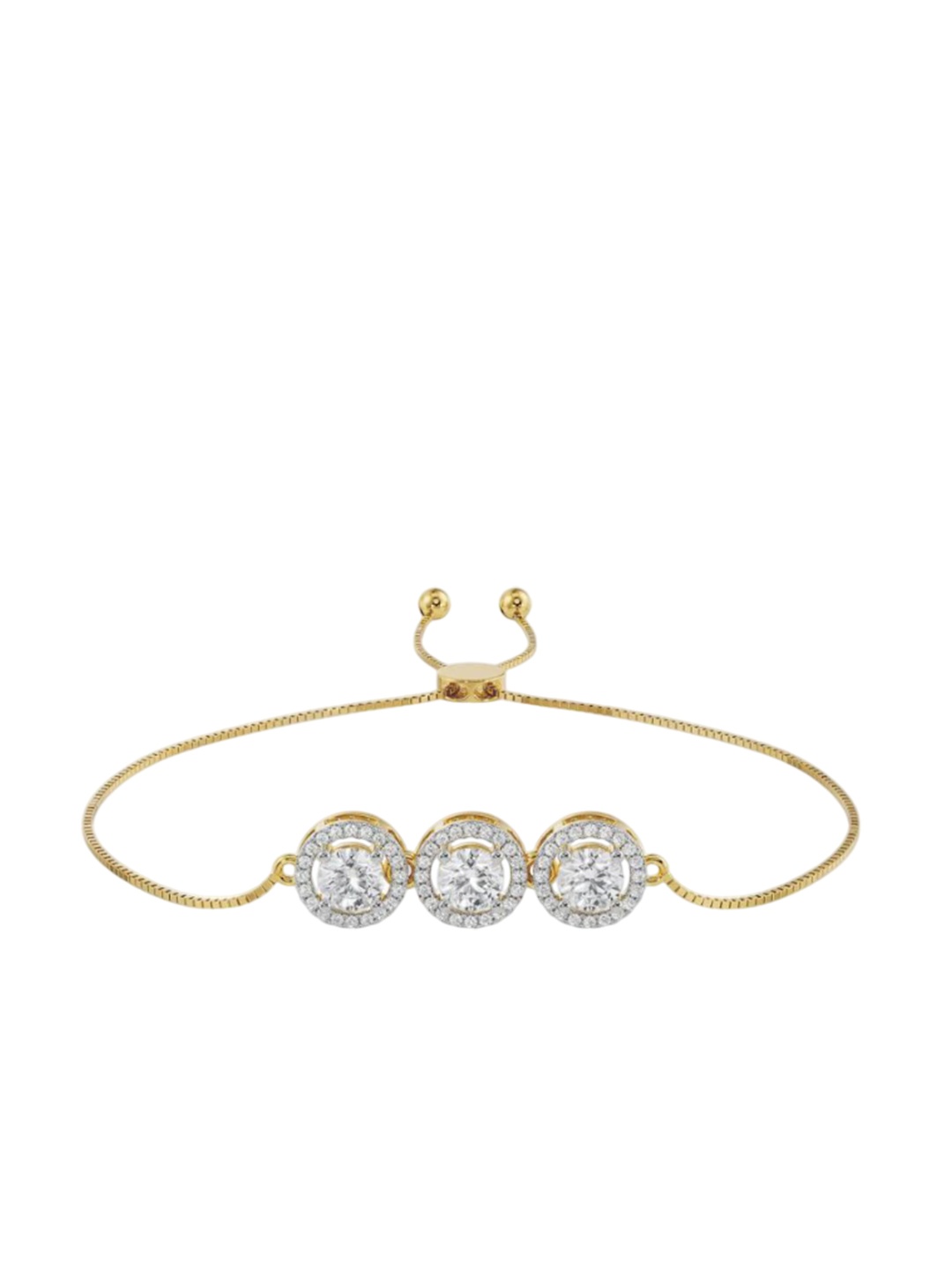 

Emori Elegant Trio Diamond Bracelet, Gold