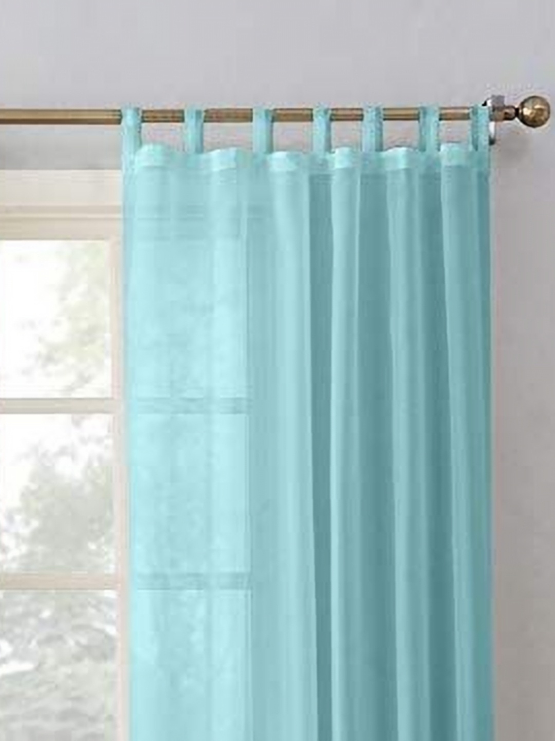 

Dekor World Multicoloured Set of 2 Sheer Long Door Curtain, Multi