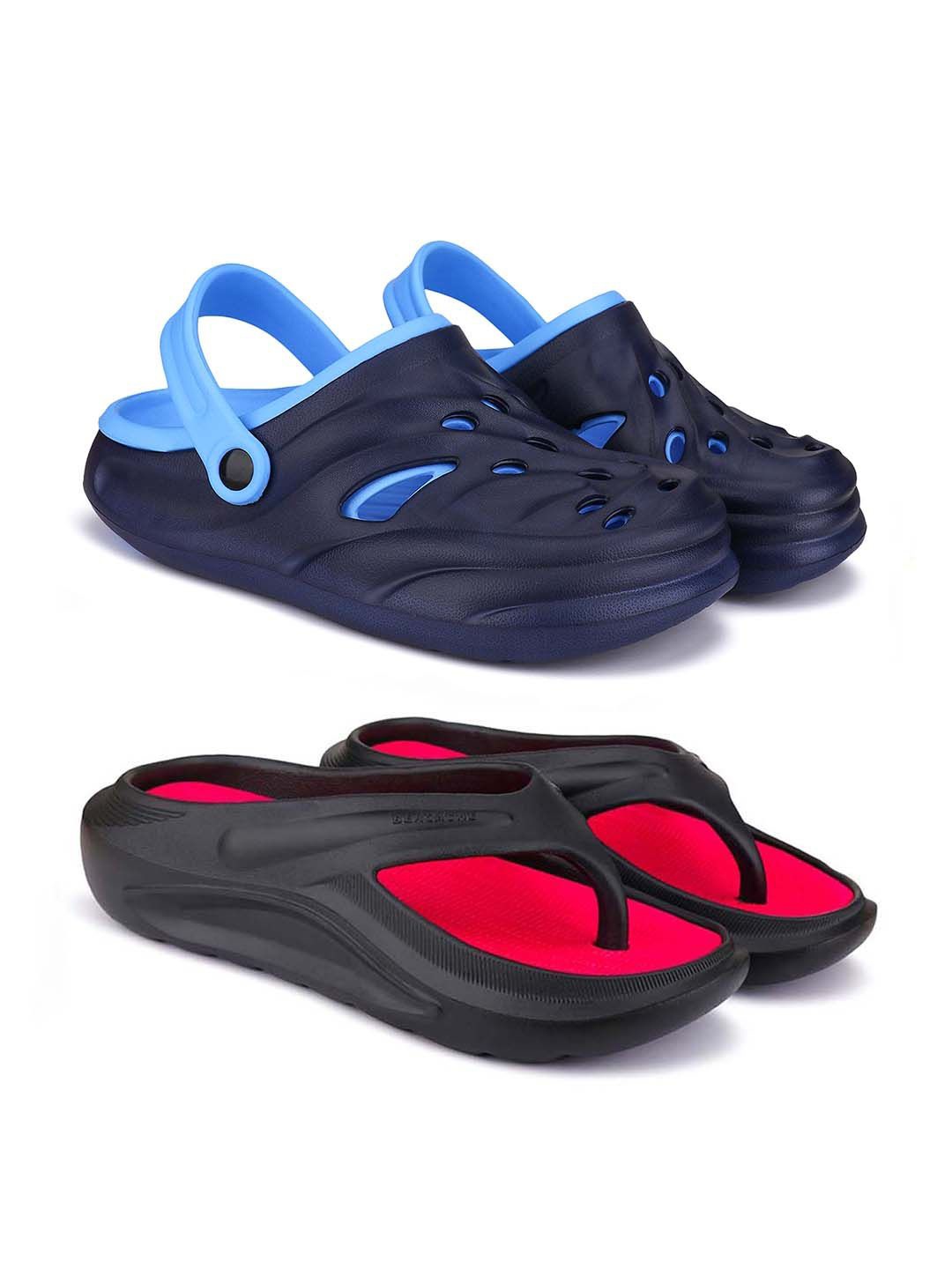 

BERSACHE Men Clogs, Navy blue