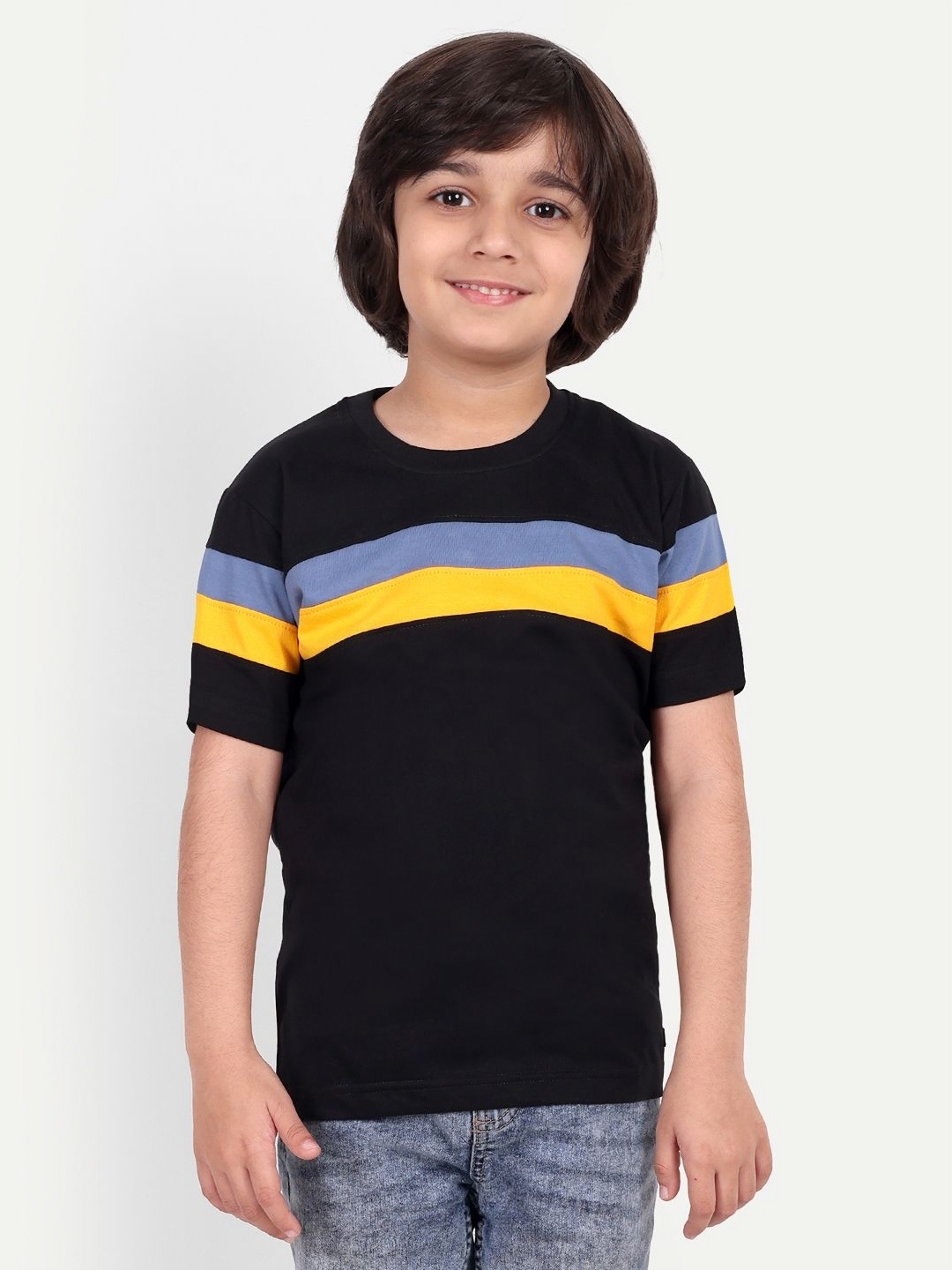 

Killer Boys Colourblocked T-shirt, Black