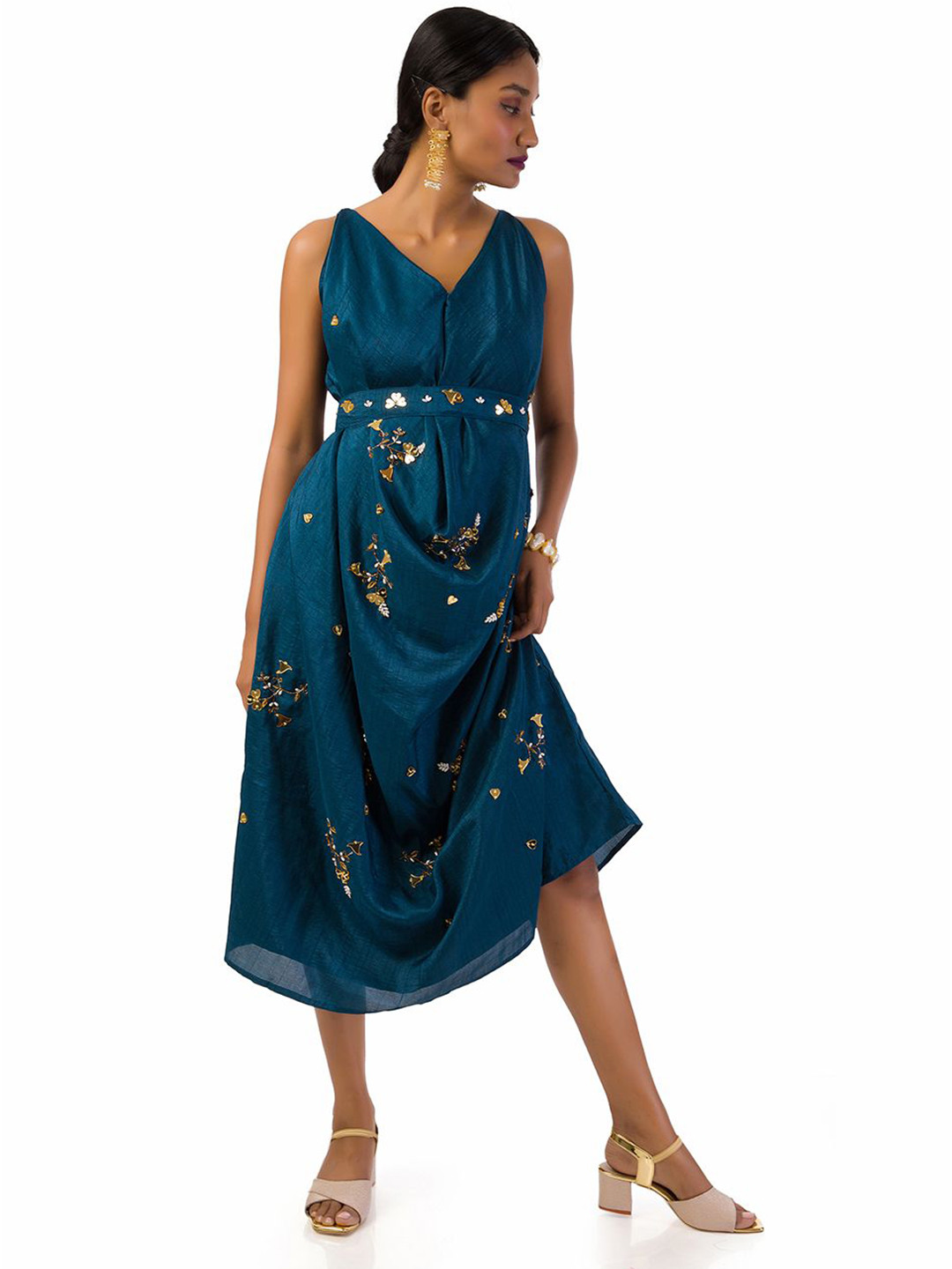 

Mystake By Meghna Shah Fit & Flare Dress, Blue