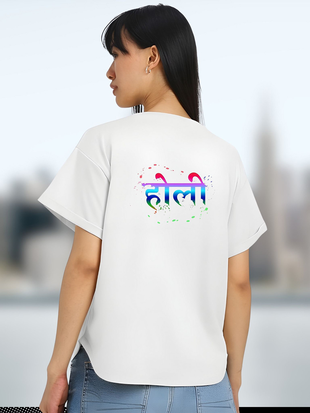 

Moda Rapido Women T-shirt, White