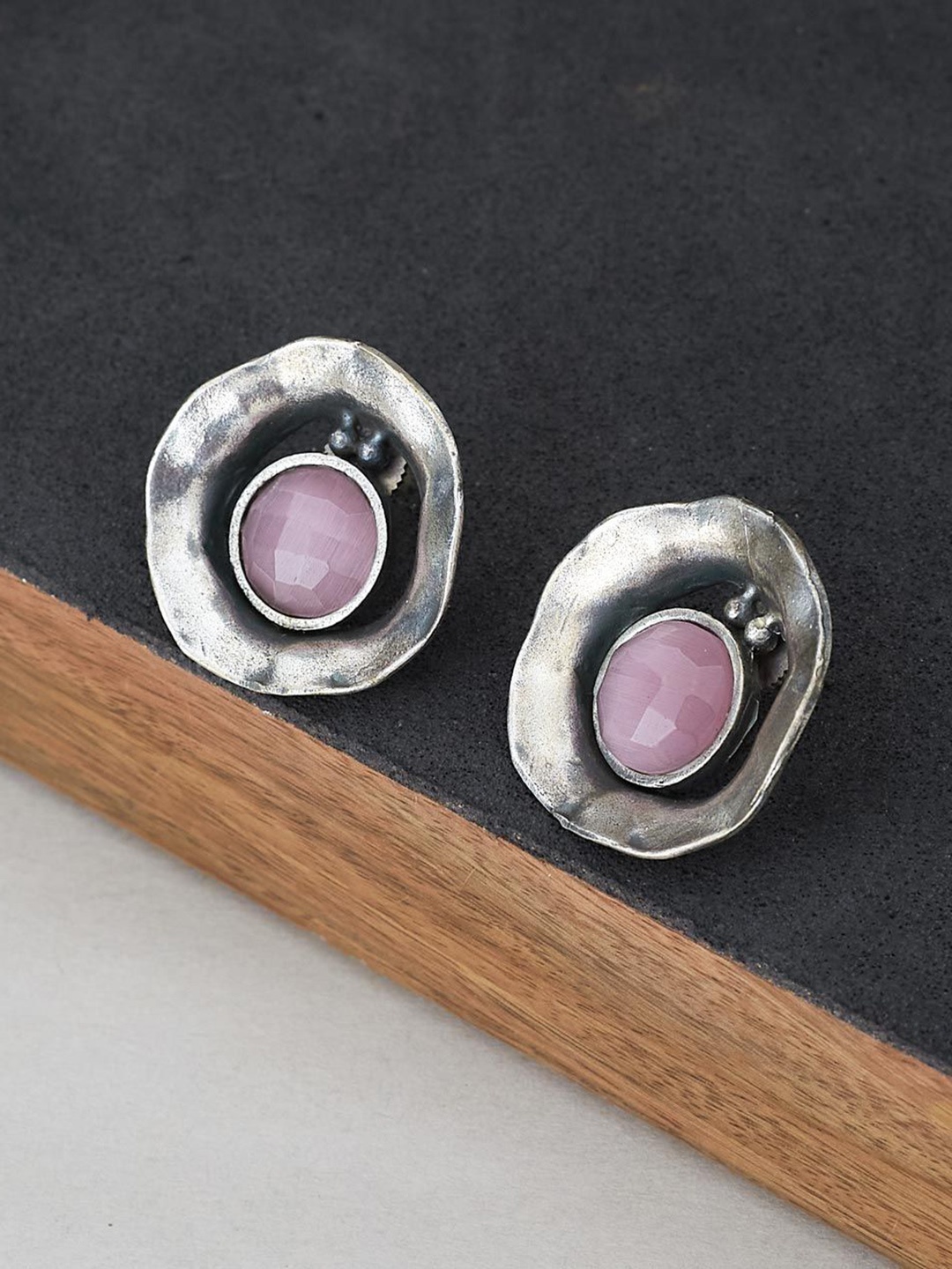 

Fabindia Contemporary Studs Earrings, Silver