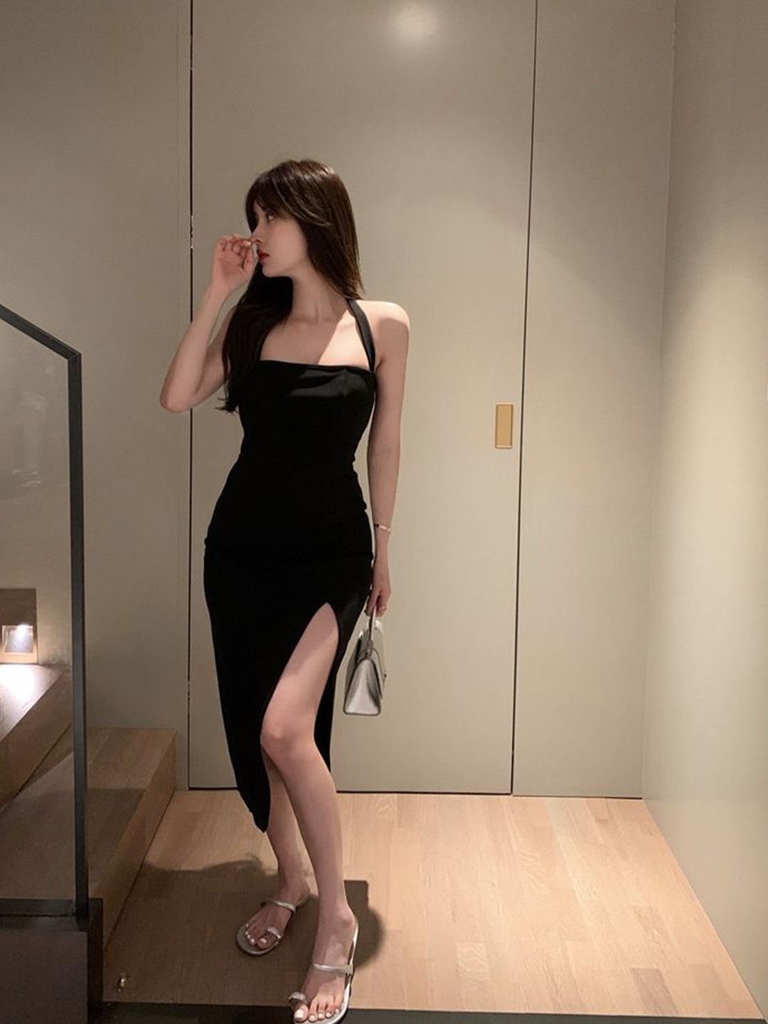 

LULU & SKY Bodycon Dress, Black