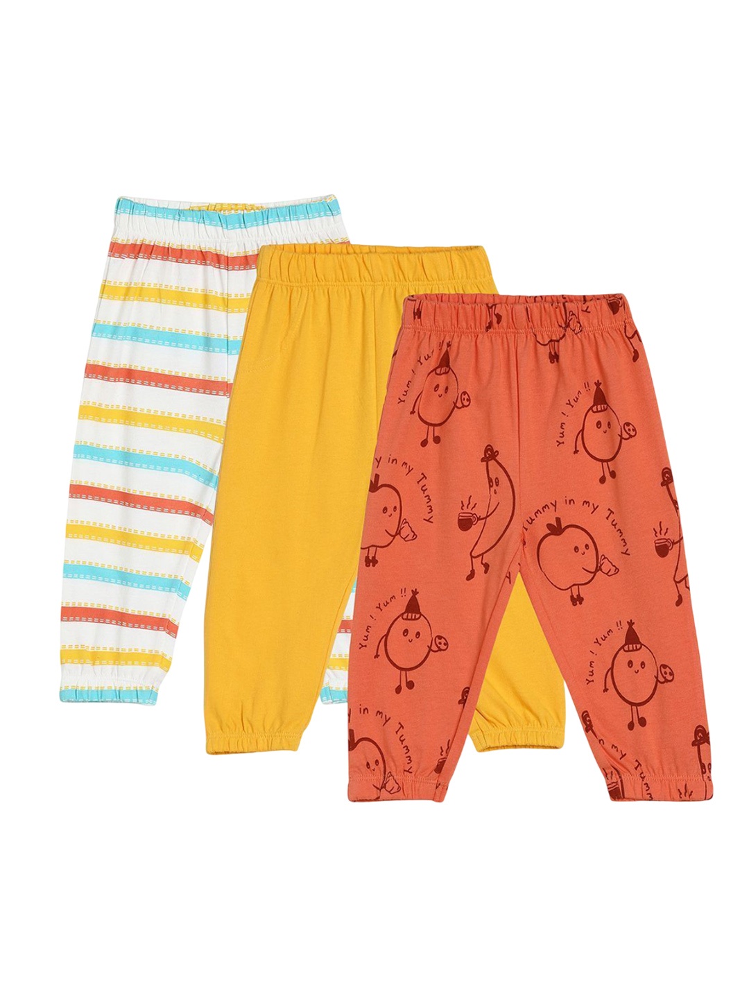 

MINI KLUB Boys Printed Trousers, White
