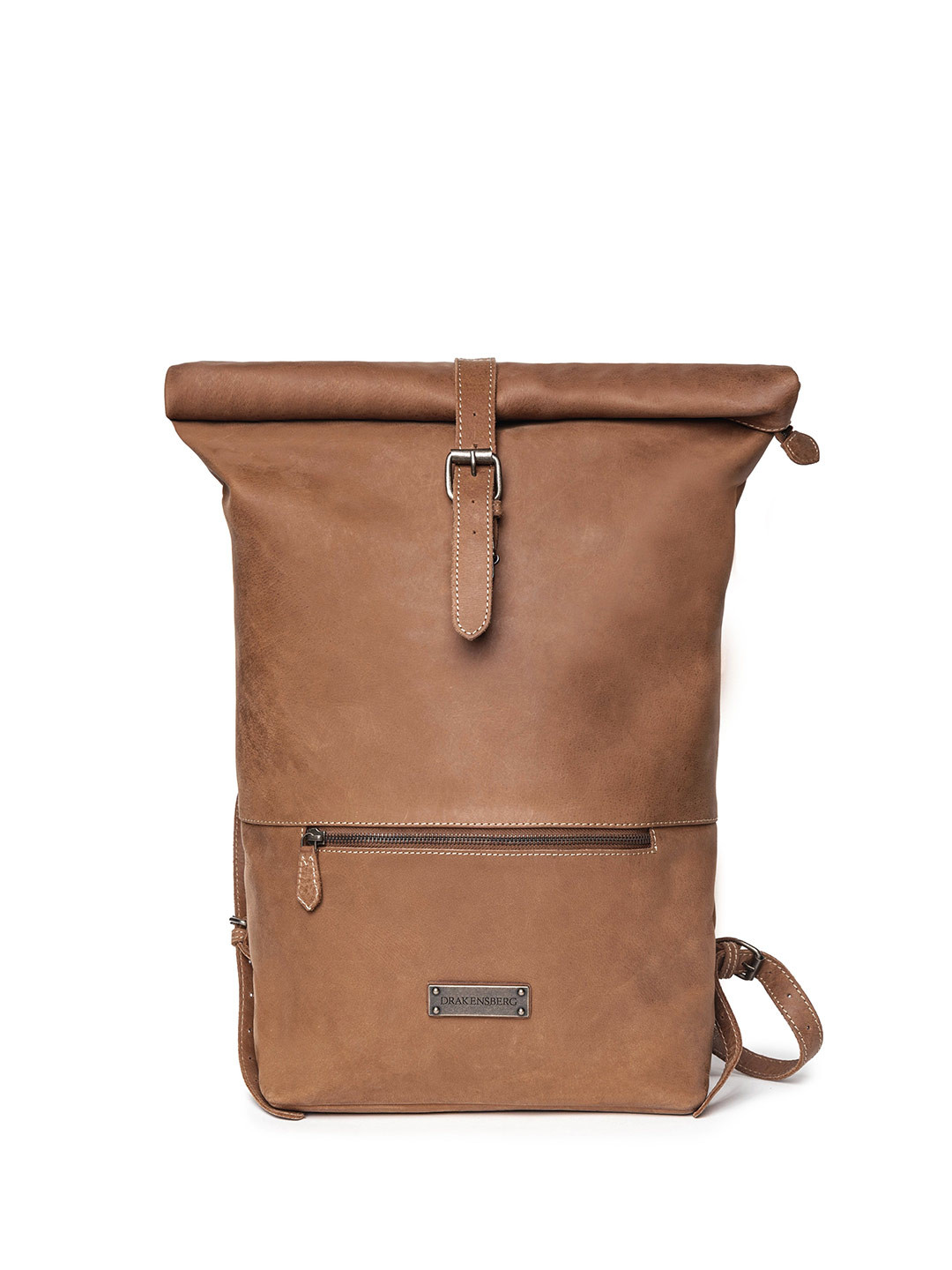 

DRAKENSBERG Men Backpack with Compression Straps, Brown