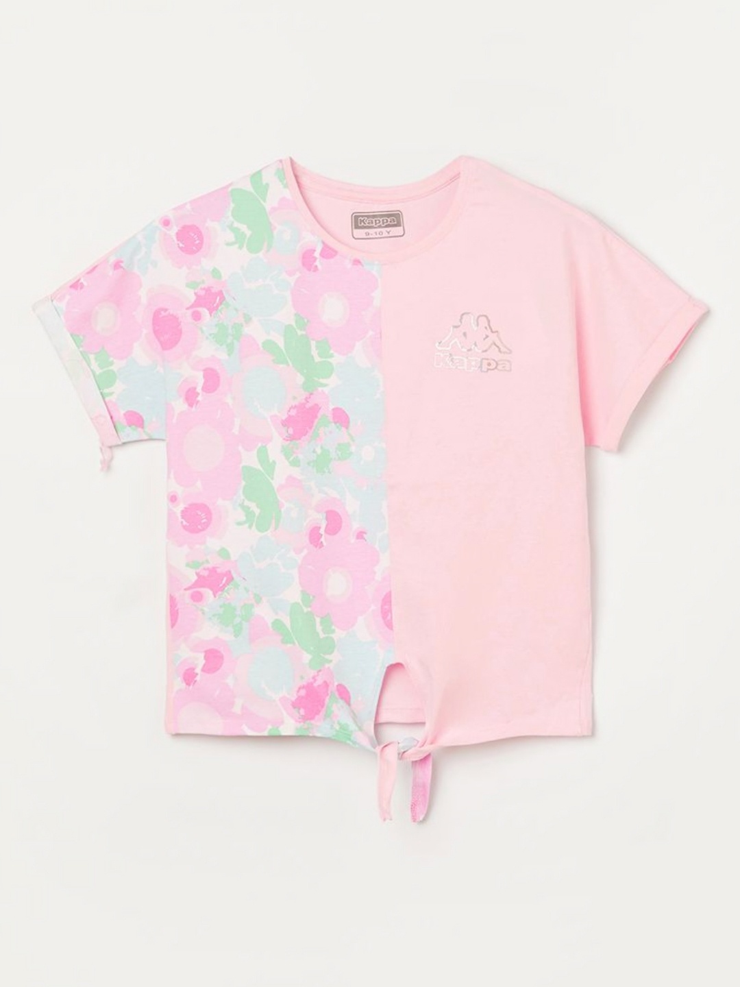 

Kappa Girls Printed Applique T-shirt, Pink