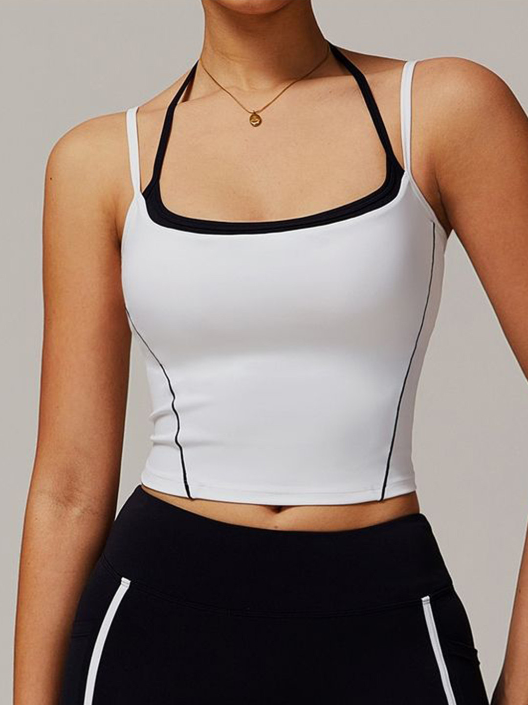 

LULU & SKY Crop Top, White