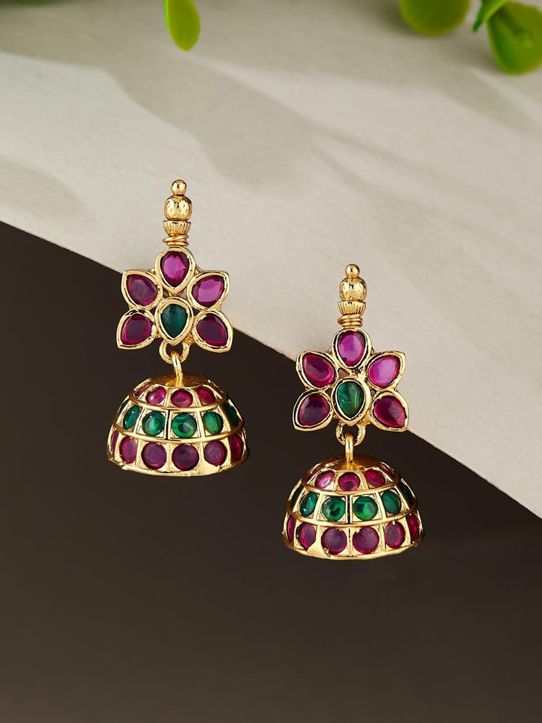 

Fabindia Contemporary Jhumkas Earrings, Gold