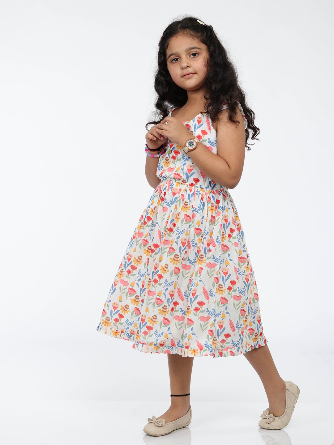 

BAESD Floral Print Formal Fit & Flare Dress, Multi