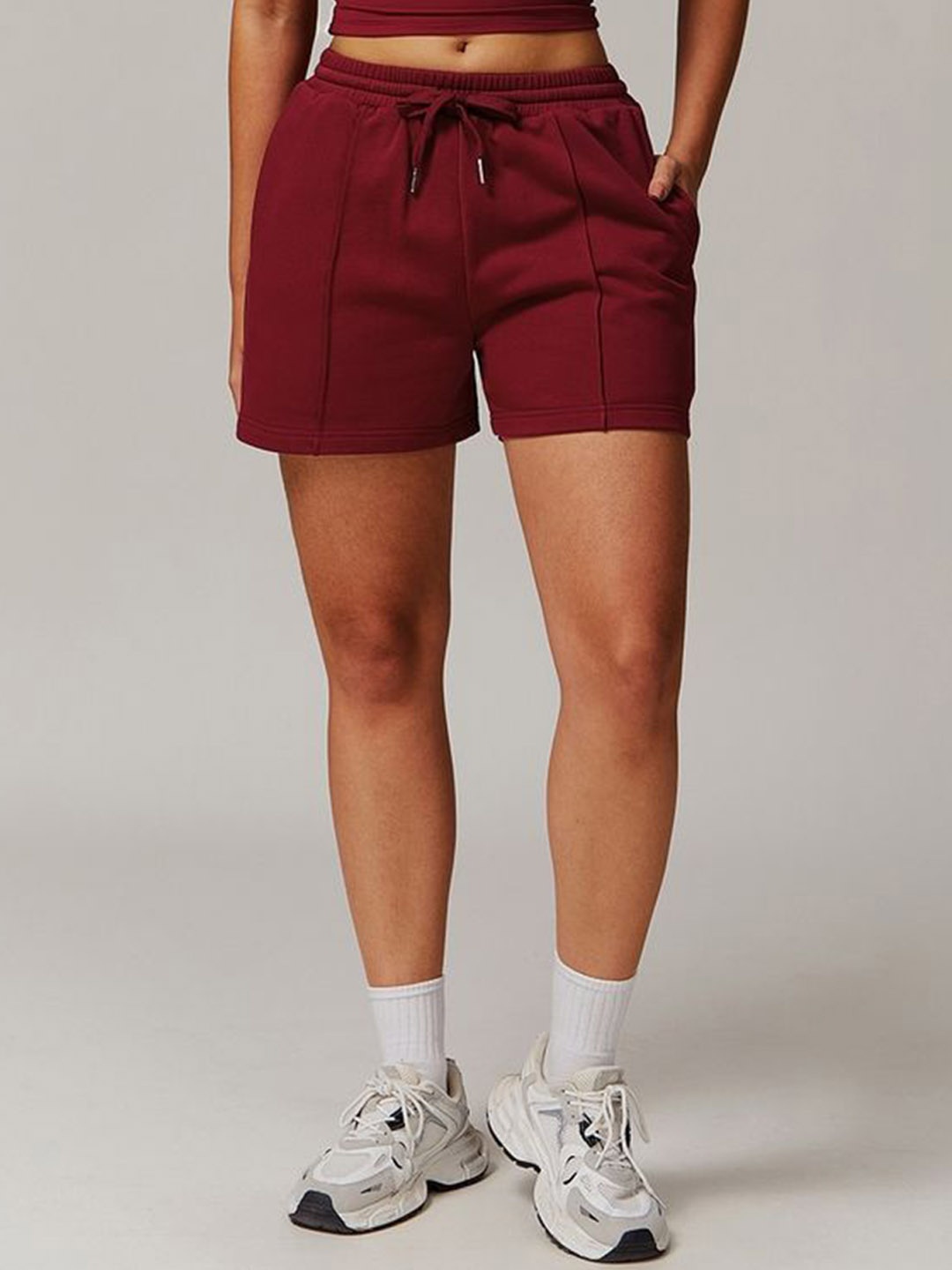 

LULU & SKY Women Sports Shorts, Red