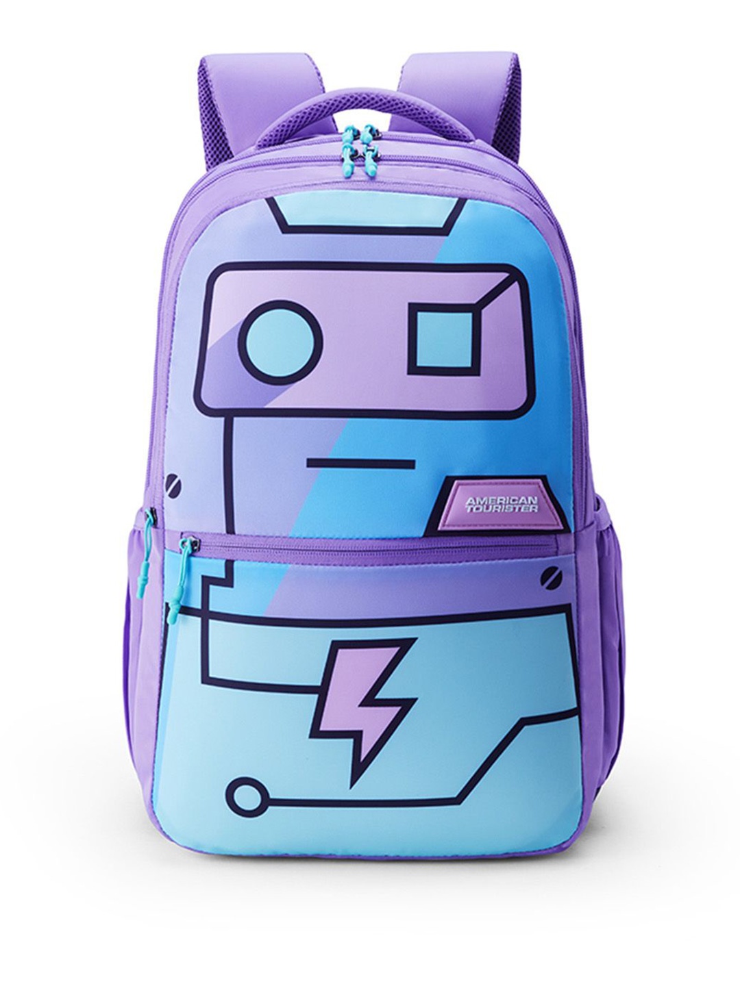 

AMERICAN TOURISTER Unisex Kids Geometric Backpack, Purple