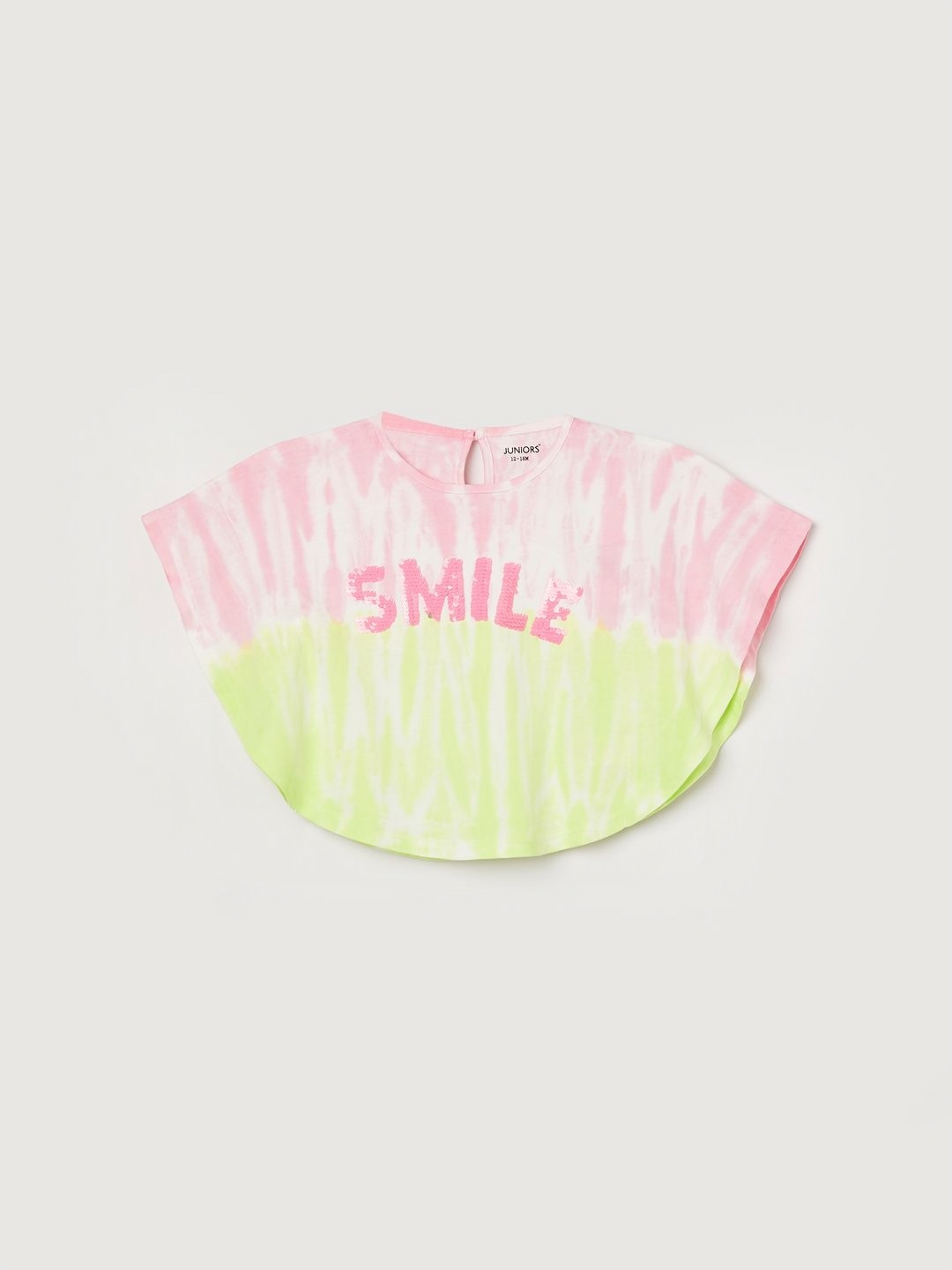 

Juniors by Lifestyle Girls Printed Applique T-shirt, Multi