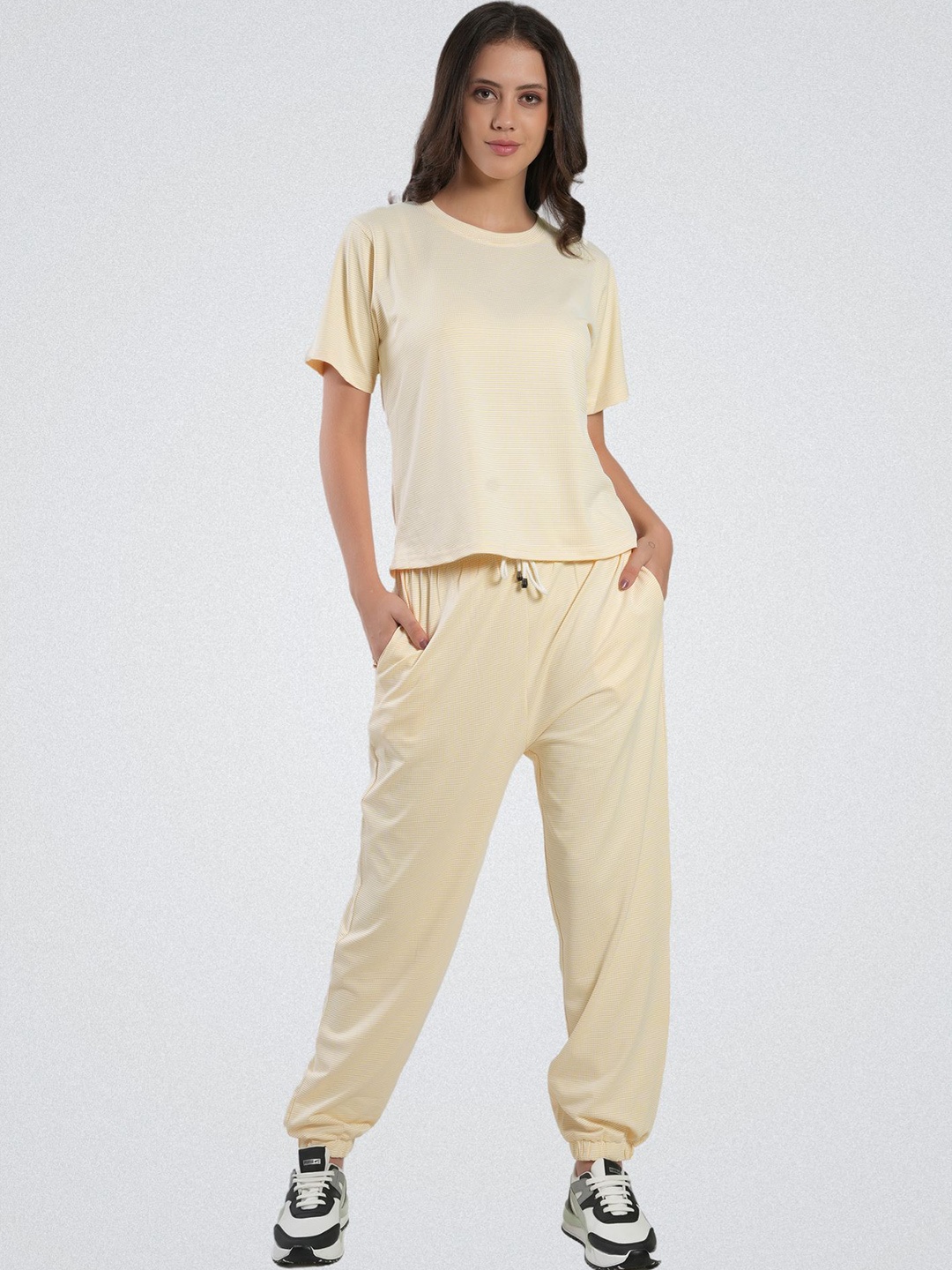 

Belfry T-Shirt With Joggers Co-Ords Set, Yellow