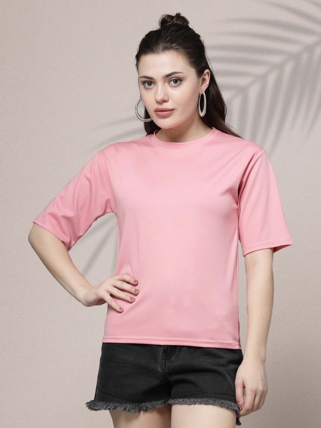 

Moda Rapido Women T-shirt, Pink