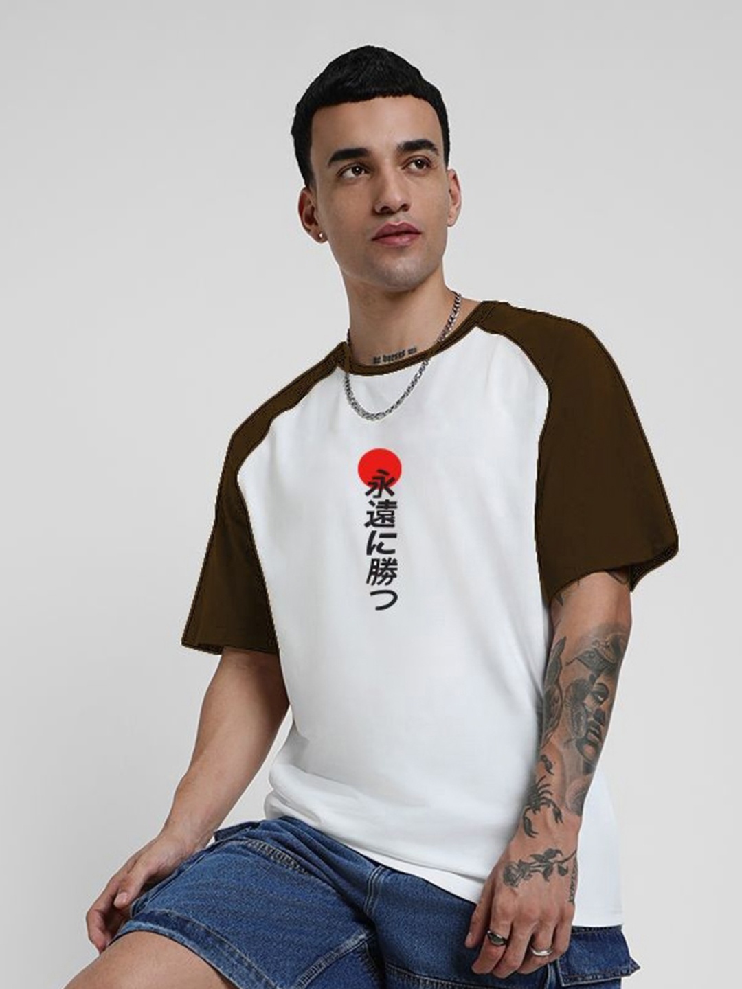 

TOGS & TERRE Men Printed Organic Cotton T-shirt, Multi