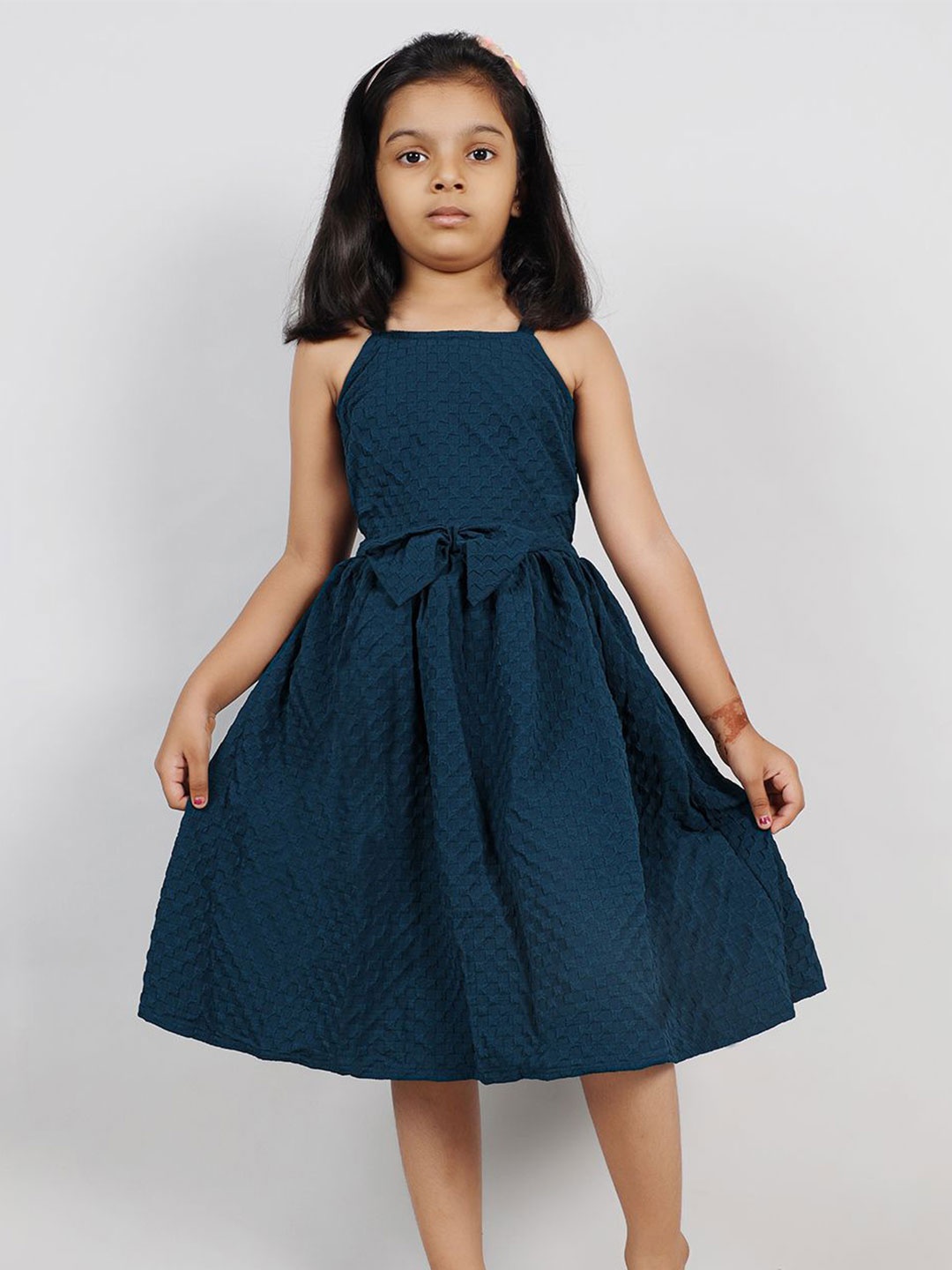 

YK Fit & Flare Dress, Green