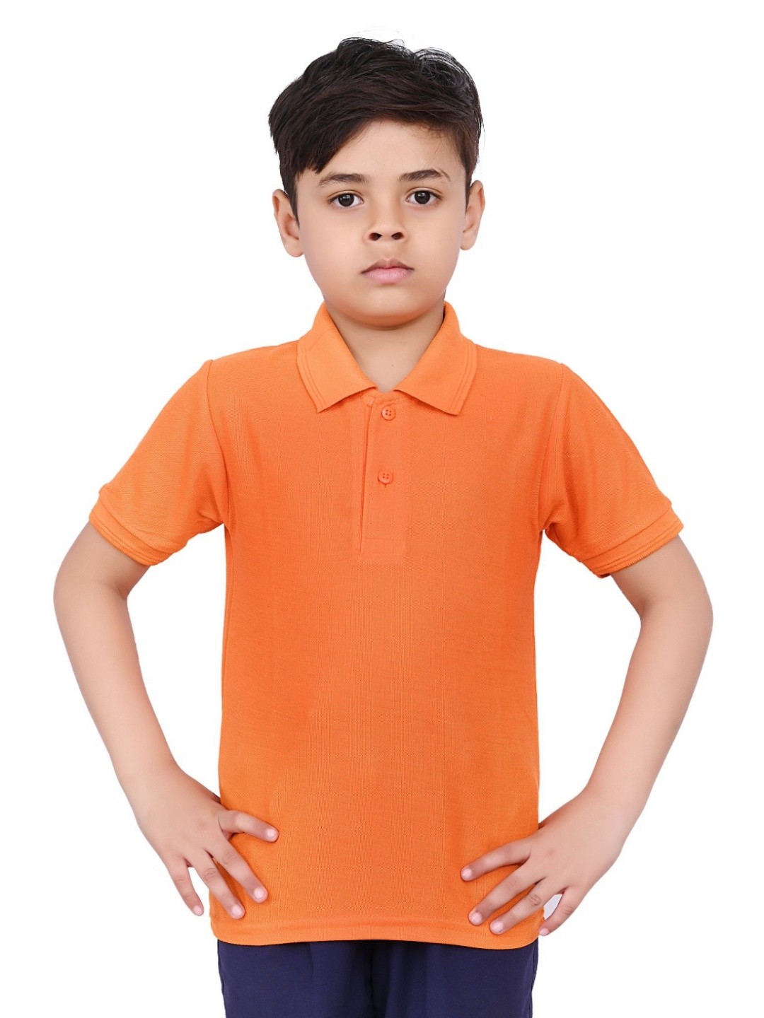 

BAESD Kids Polo Collar T-shirt, Orange