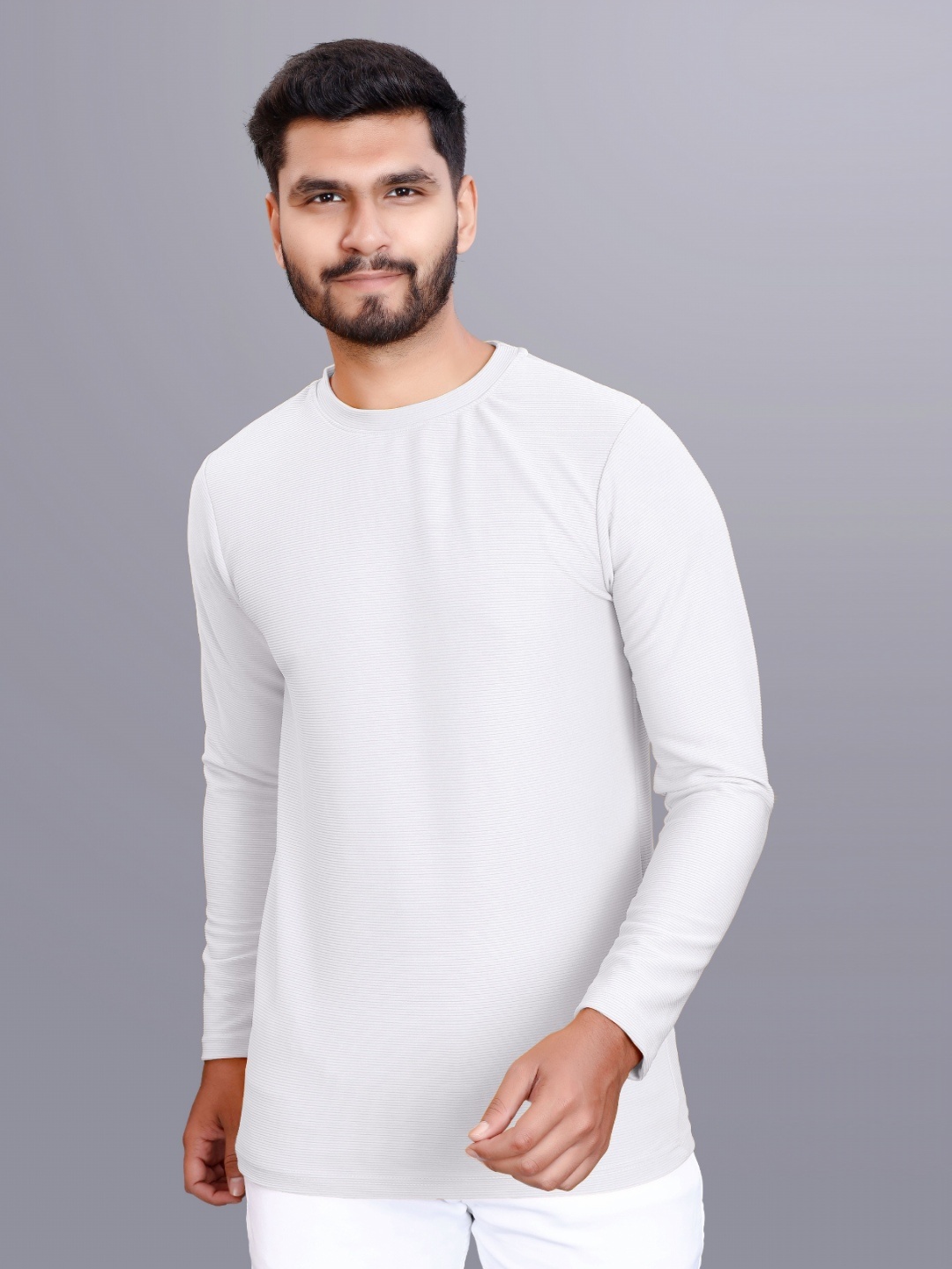 

SYMVI Men Pockets T-shirt, White