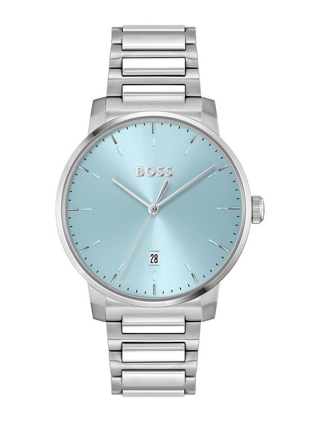 

BOSS Men Dial & Stainless Steel Bracelet Style Straps Analogue Watch 1514132, Blue