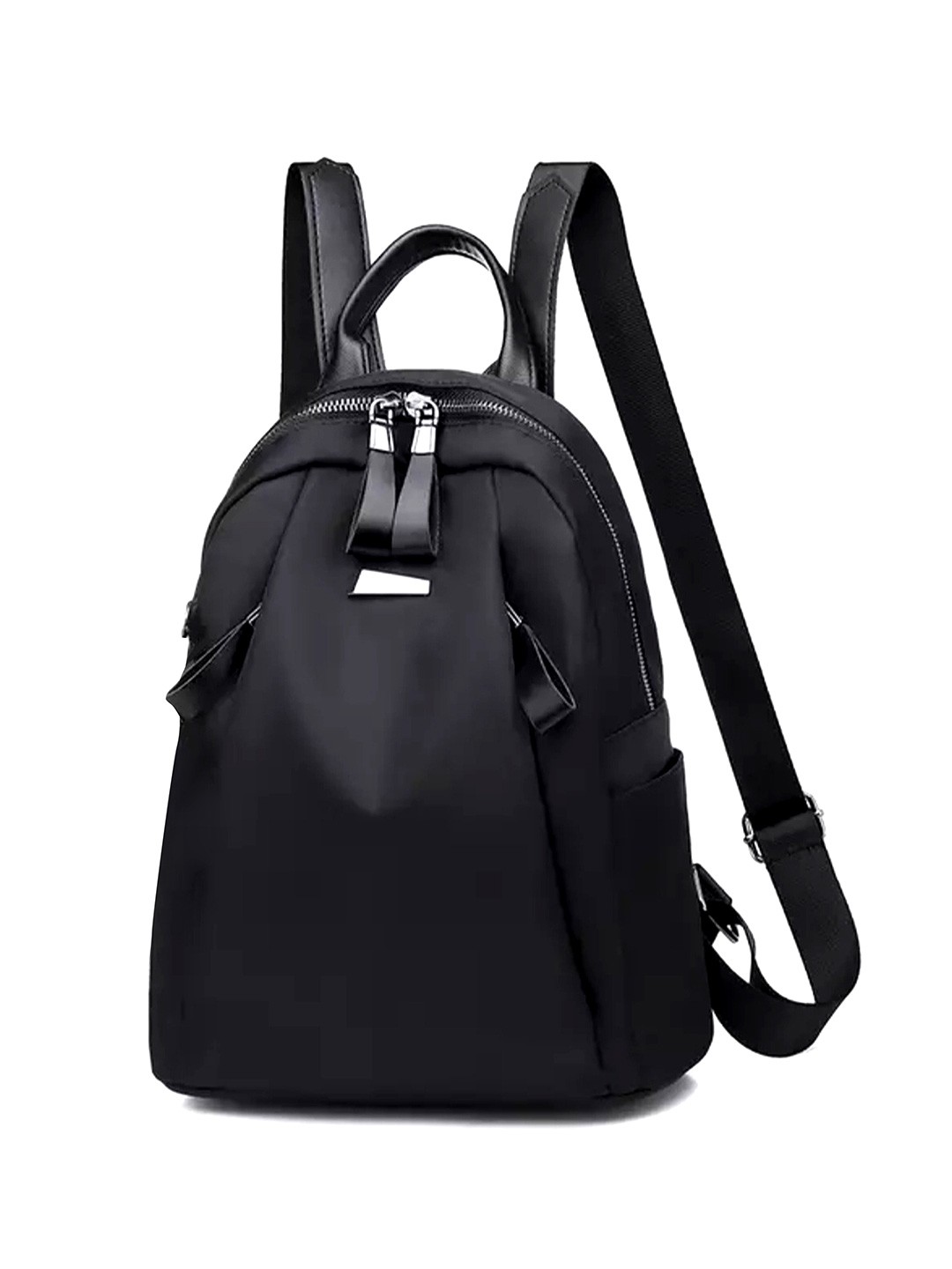 

Flamebird Women Backpack with Compression Straps, Black