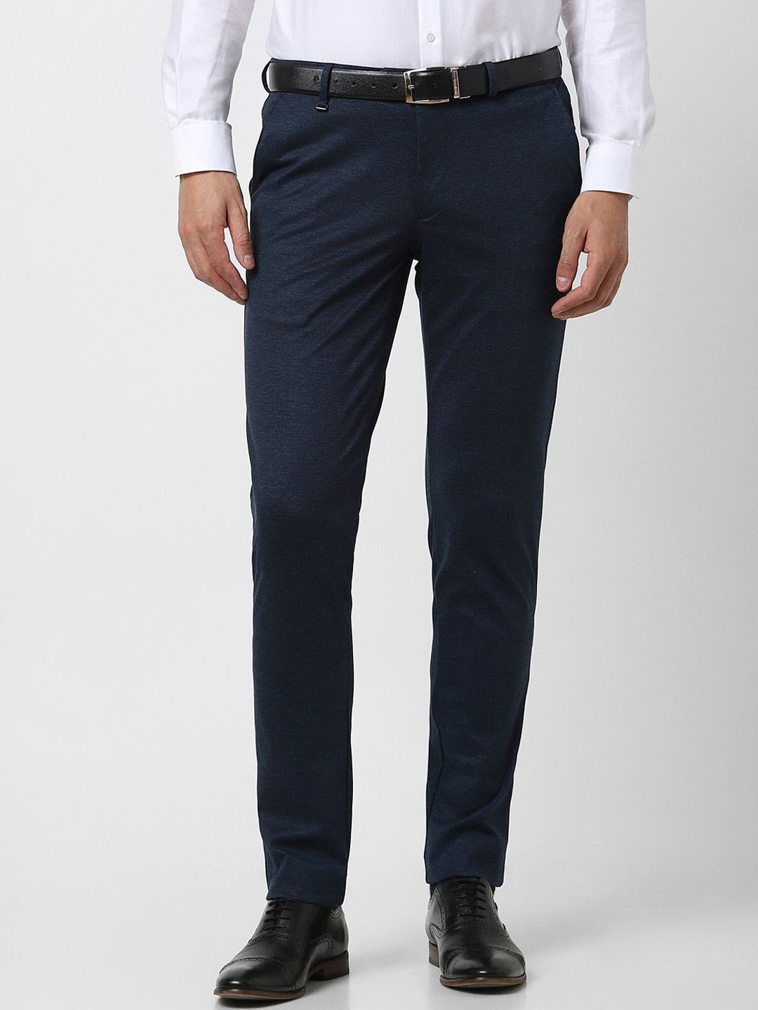 

Van Heusen Men Slim Fit Trousers, Navy blue