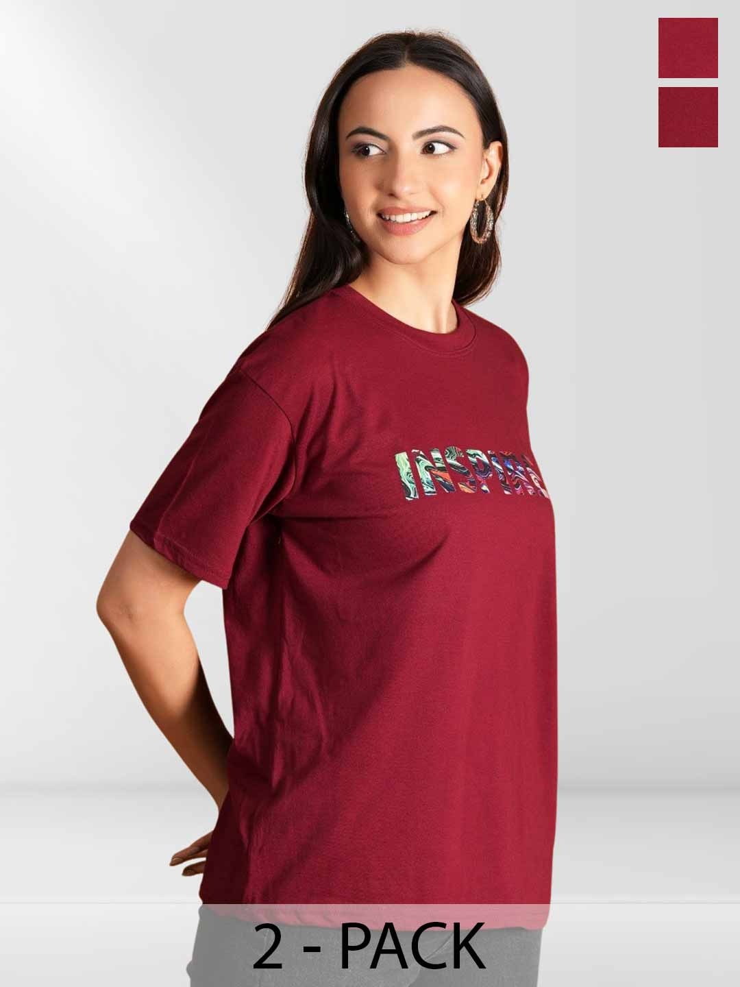 

Belfry Women Typography 2 Printed T-shirt, Multi