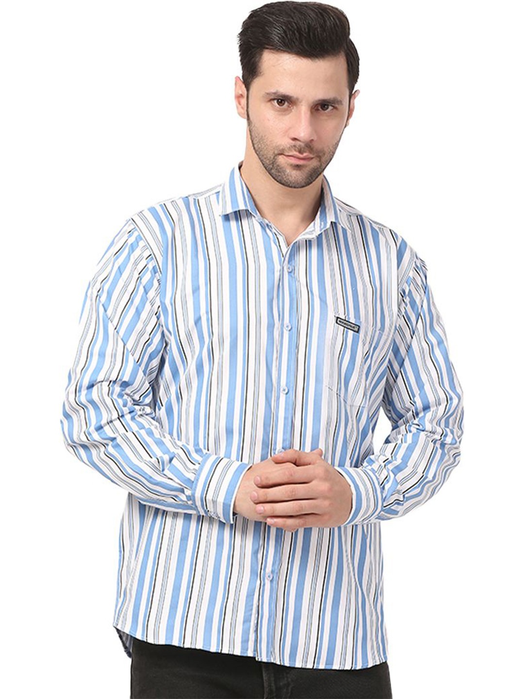 

CLUBWIN Men Opaque Checked Casual Shirt, Blue