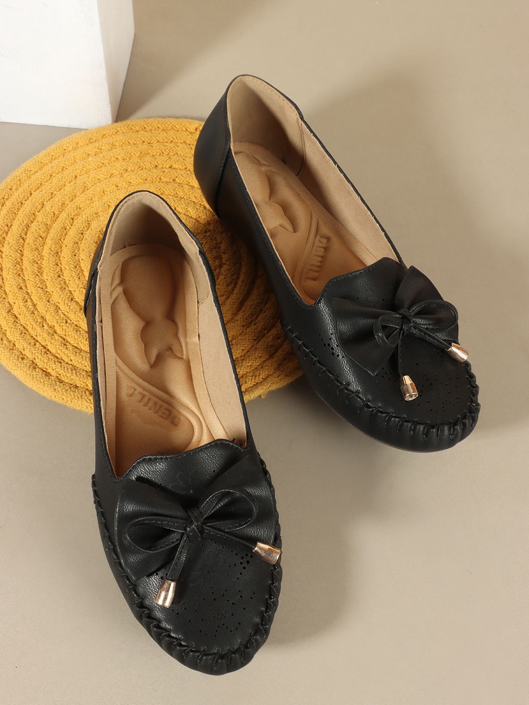 

SIRDENILL Women Loafers, Black