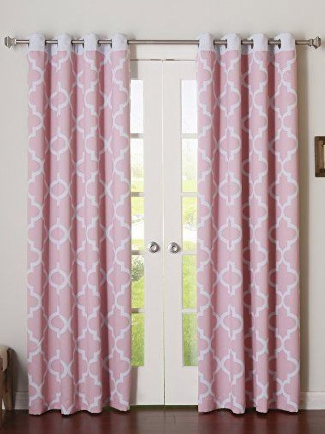 

Dekor World Multicoloured Set of 2 Door Curtain, Multi
