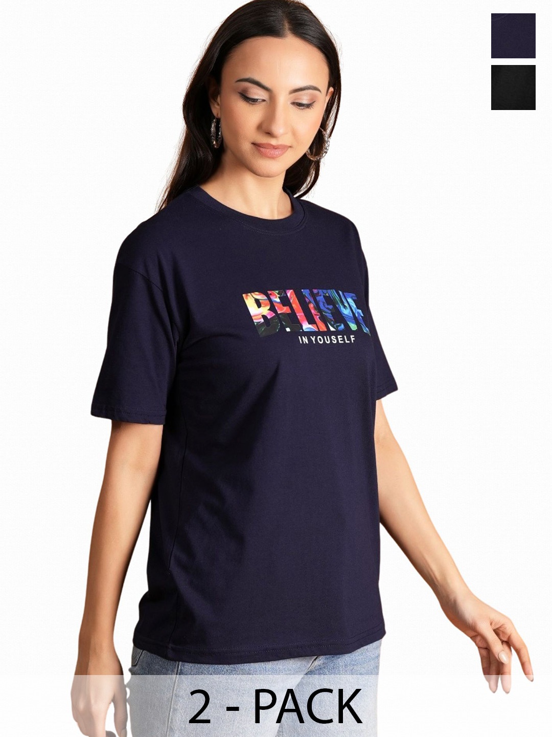 

Belfry Women Typography 2 Printed T-shirt, Multi