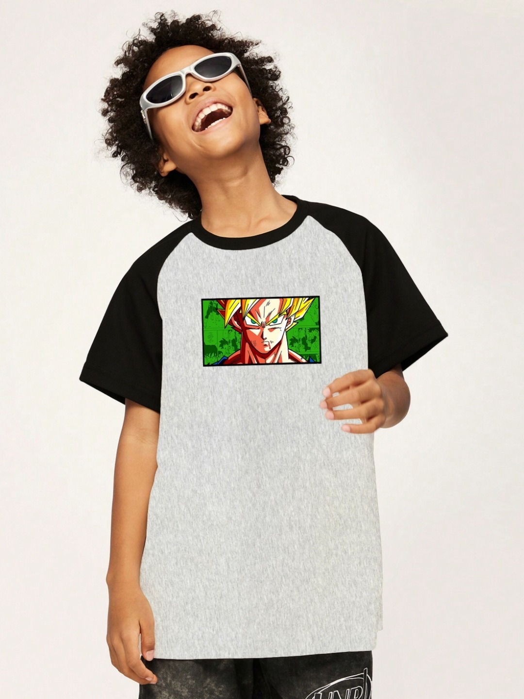 

MODARUE Boys Printed T-shirt, Grey