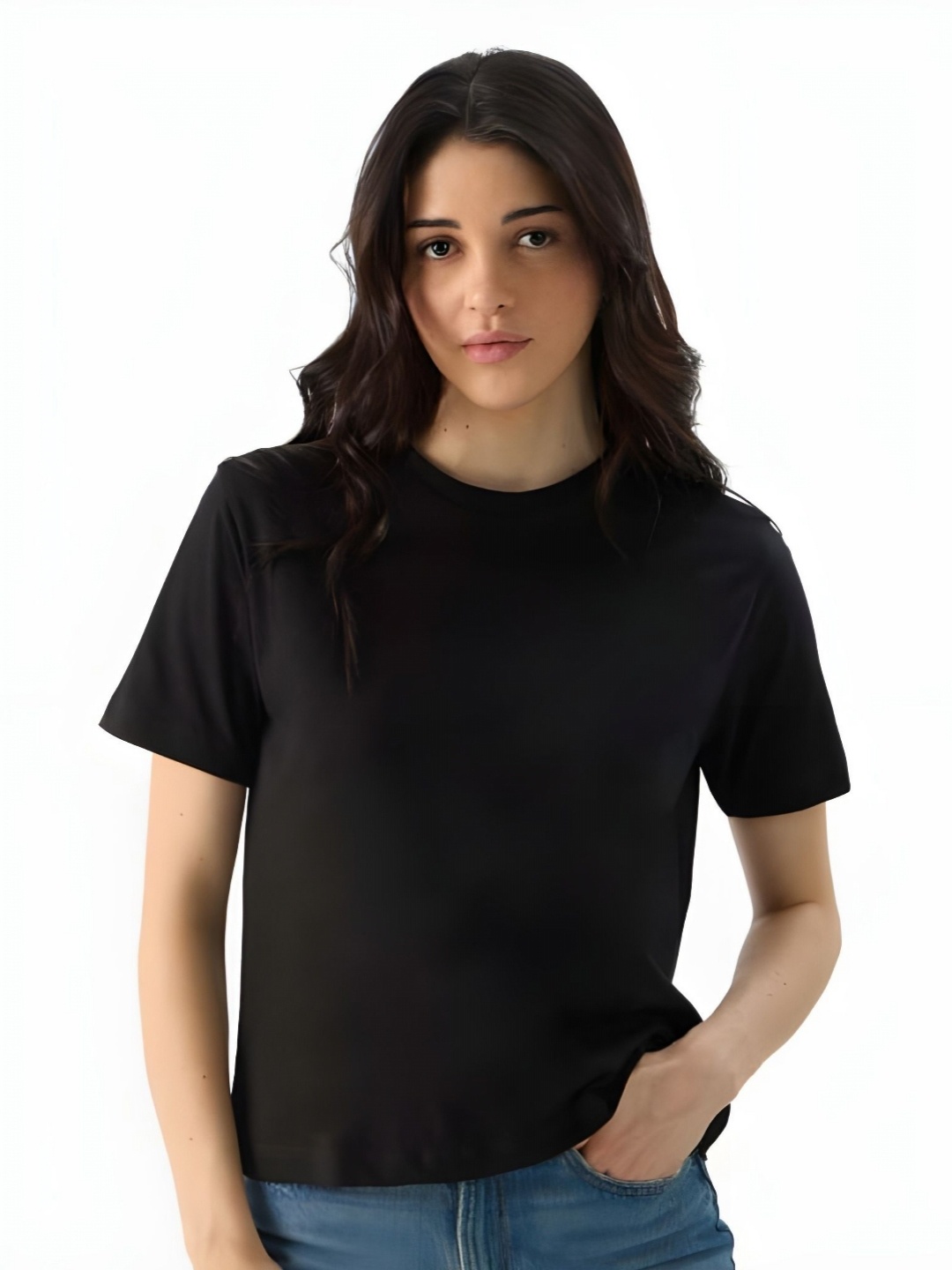 

Moda Rapido Women T-shirt, Black