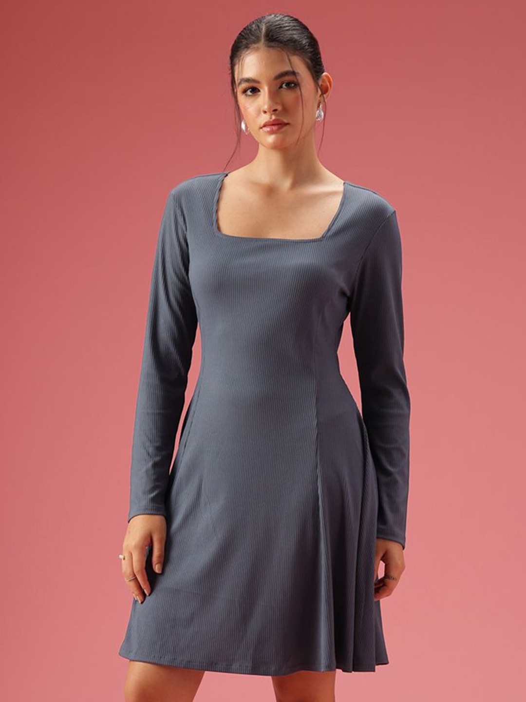 

DressBerry A-Line Dress, Grey