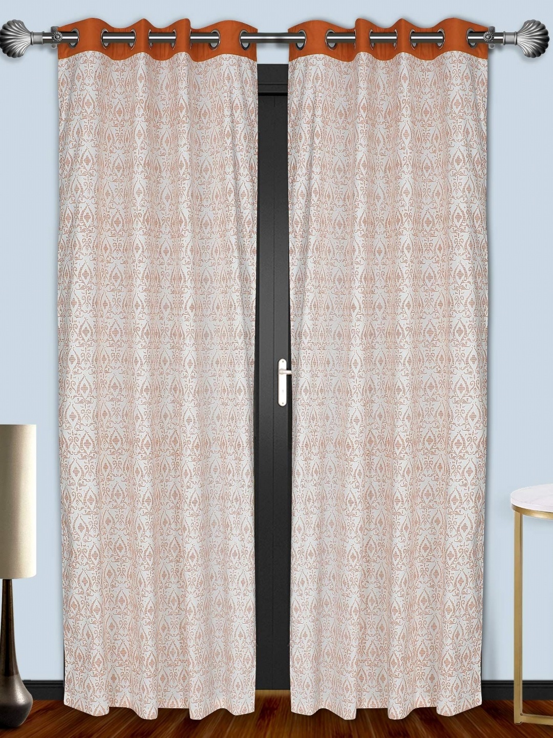 

Dekor World Multicoloured Set of 2 Door Curtain, Multi