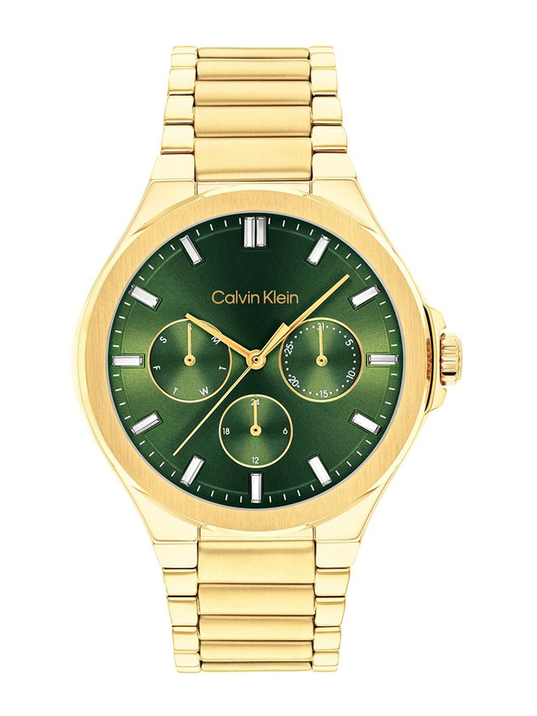 

Calvin Klein Women Dial & Stainless Steel Straps Analogue Watch 25100053, Green