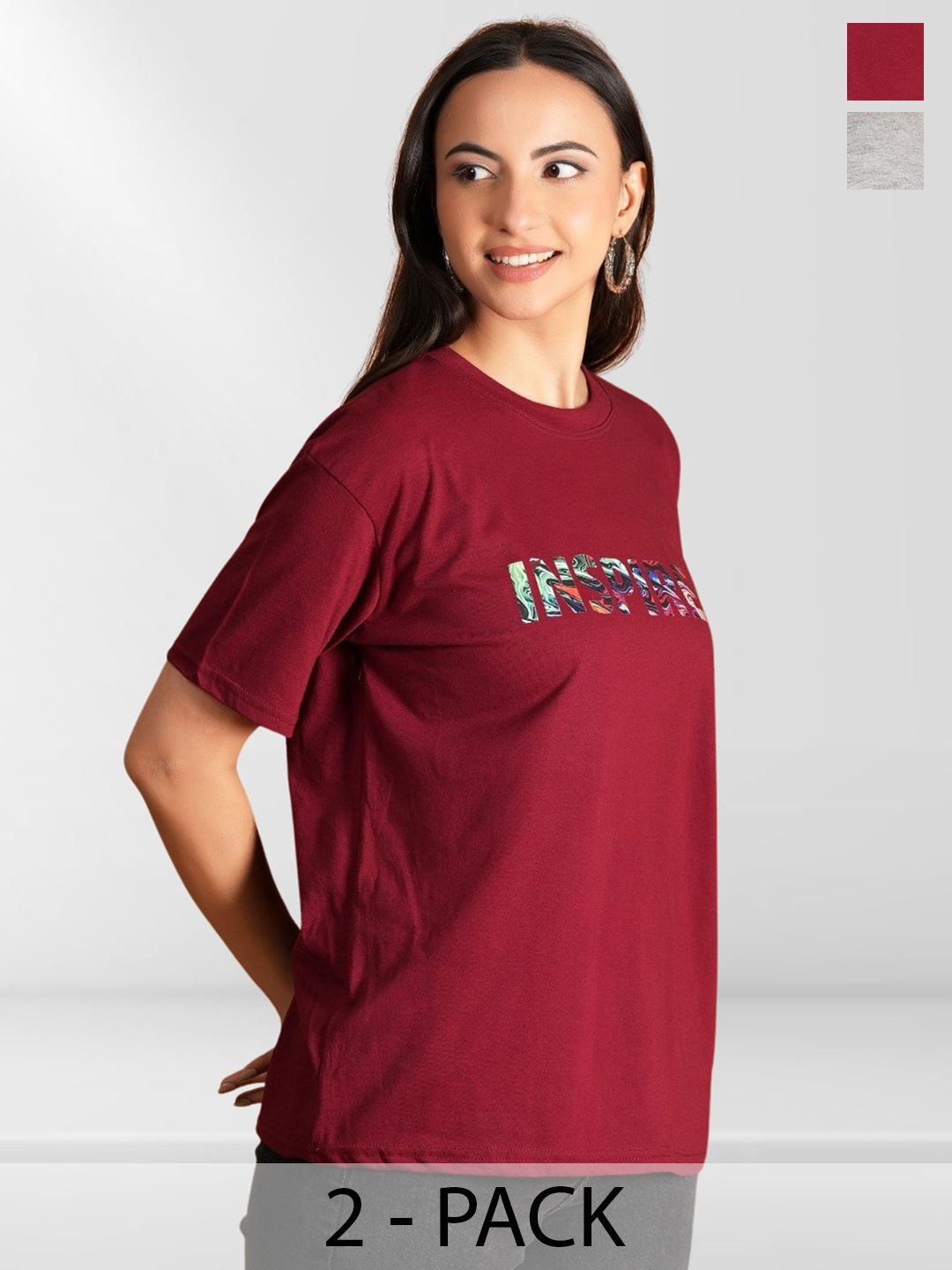 

Belfry Women Typography 2 Printed T-shirt, Multi