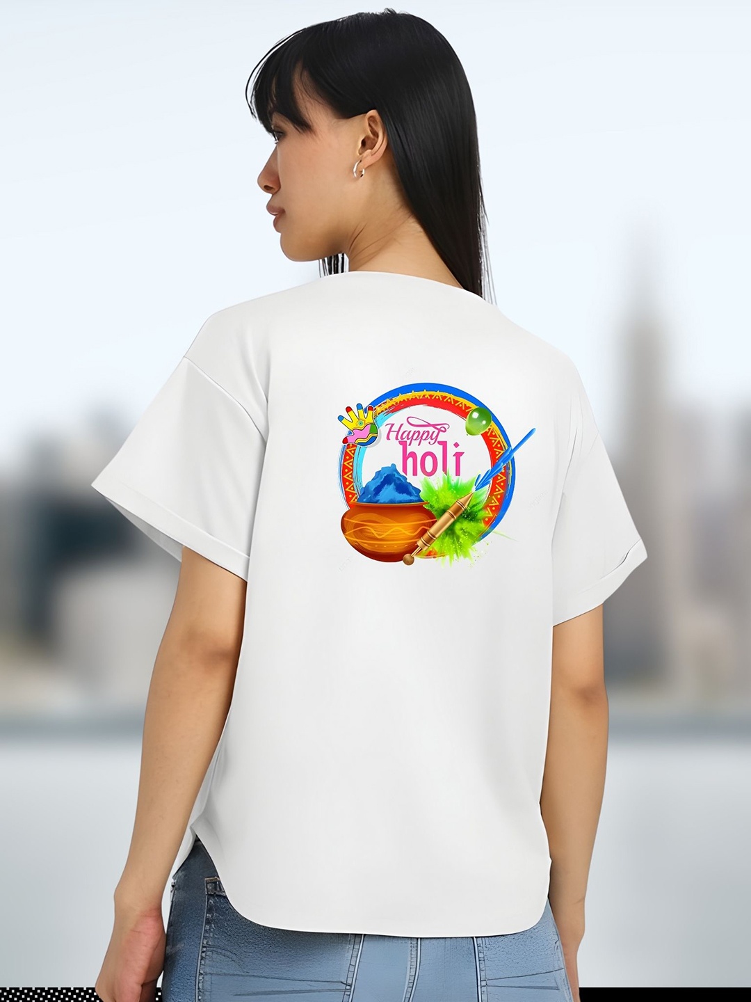 

Moda Rapido Women T-shirt, White
