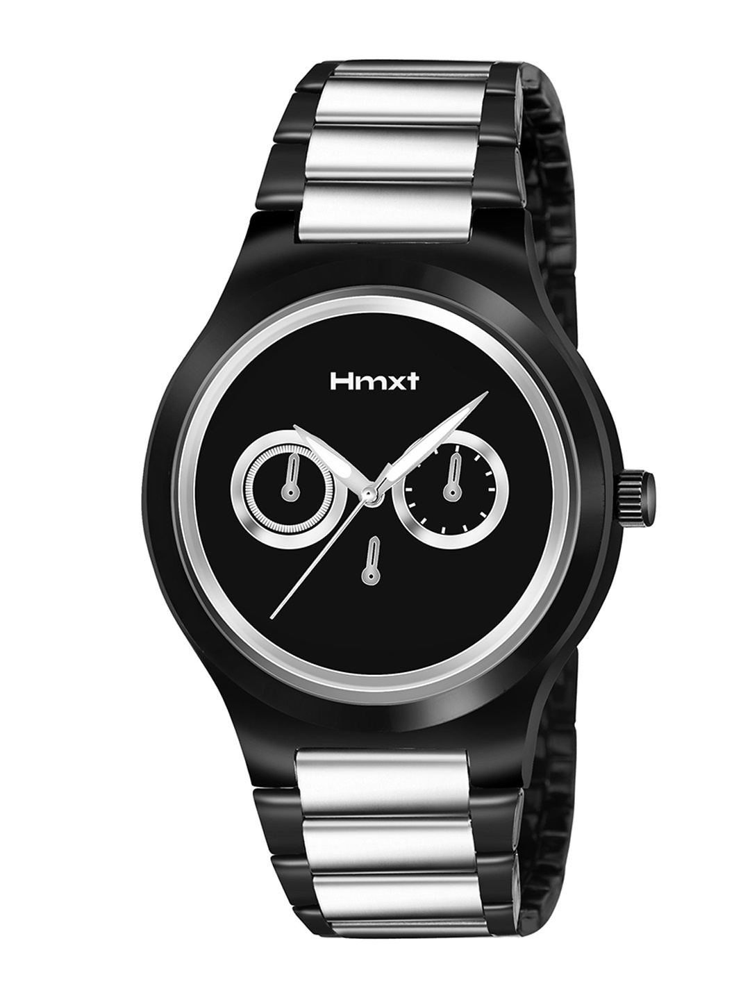 

HMXT Men Dial & Stainless Steel Straps Analogue Watch HMXT-127, Black