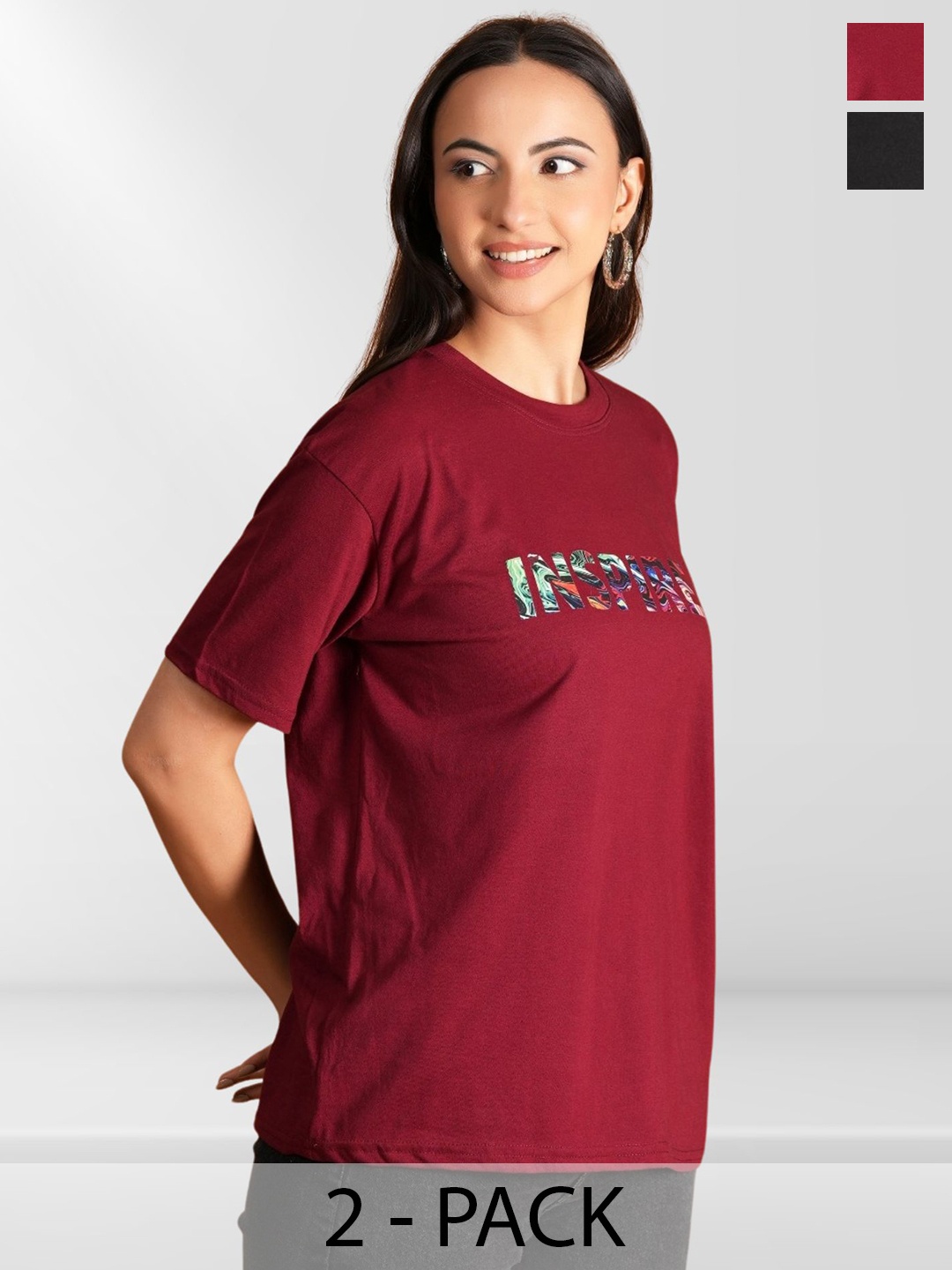 

Belfry Women Typography 2 Printed T-shirt, Multi