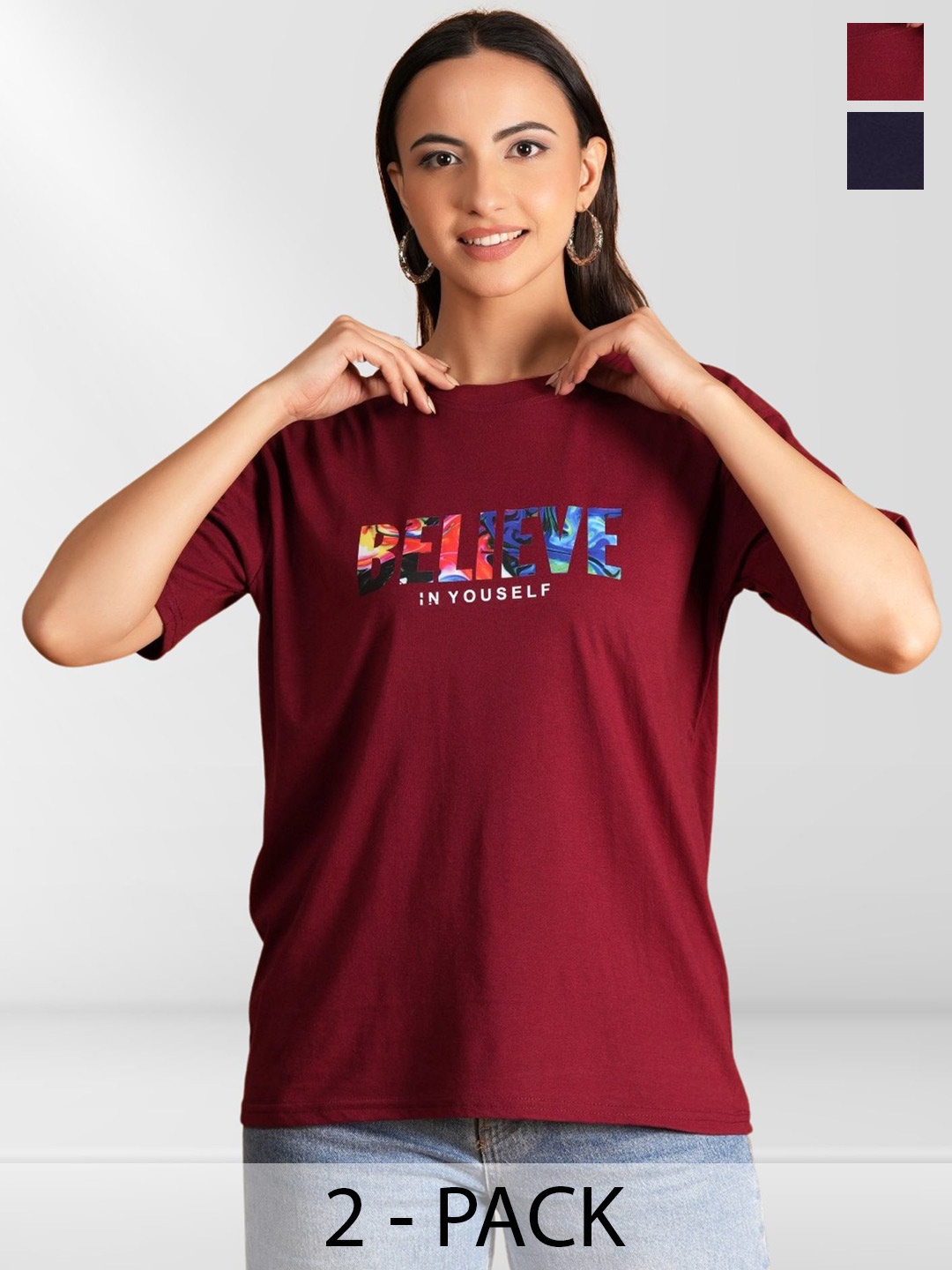 

Belfry Women Typography 2 Printed T-shirt, Multi