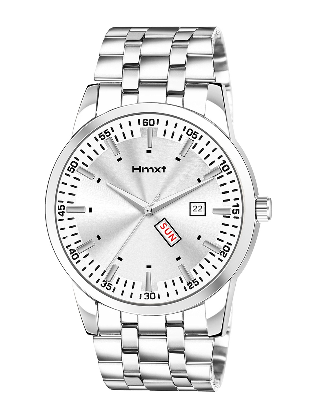 

HMXT Men Dial & Stainless Steel Straps Analogue Watch HMXT-141, Silver